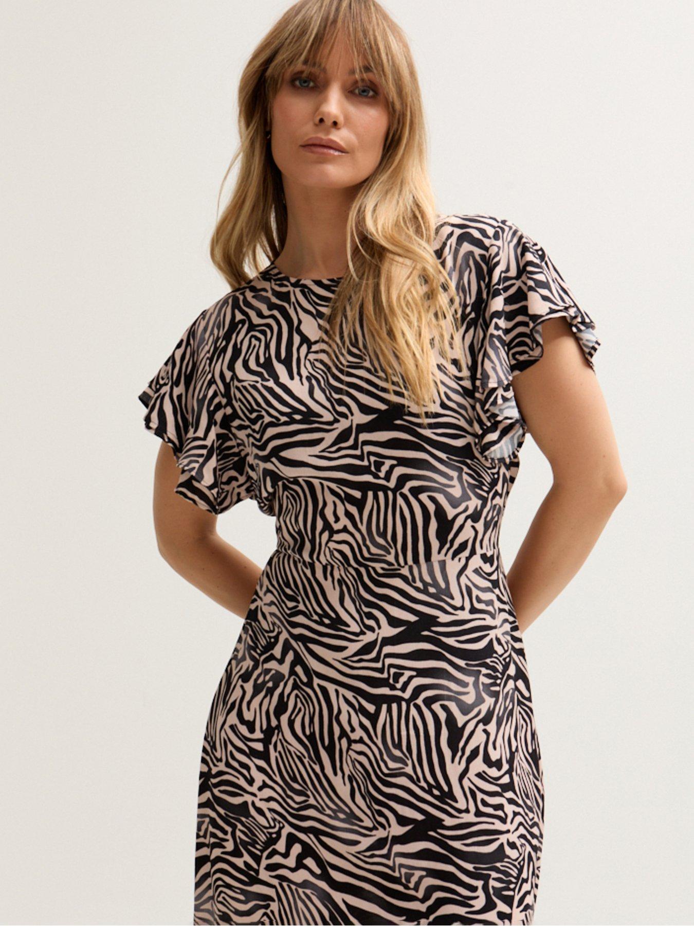  image of lily-lionel-zelda-tiered-zebra-print-maxi-dress-multi