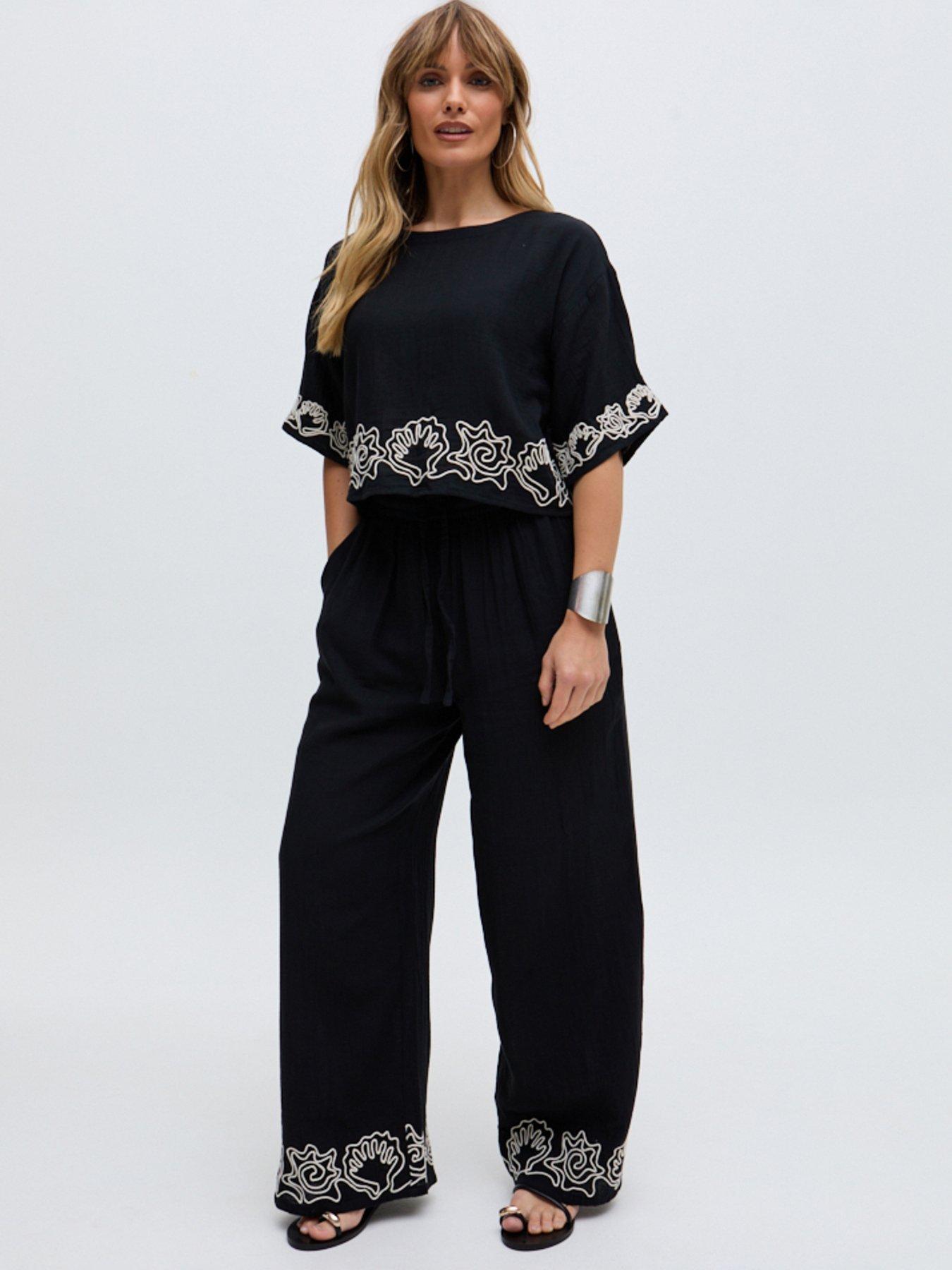 raffya-milly-wide-leg-embroidered-trouser-black