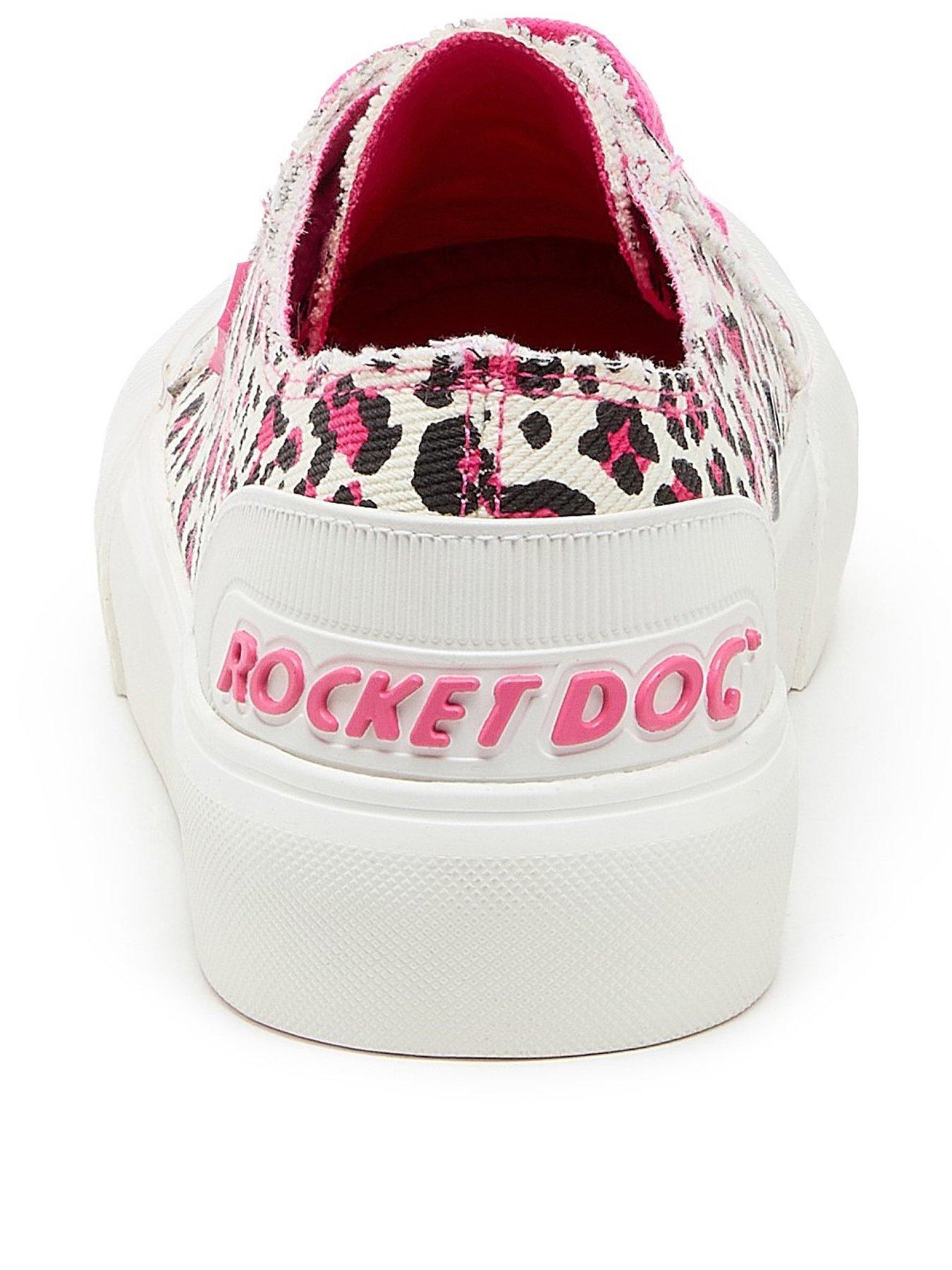  image of rocket-dog-jazzin-plus-monroe-leopard-plimsoll-pink