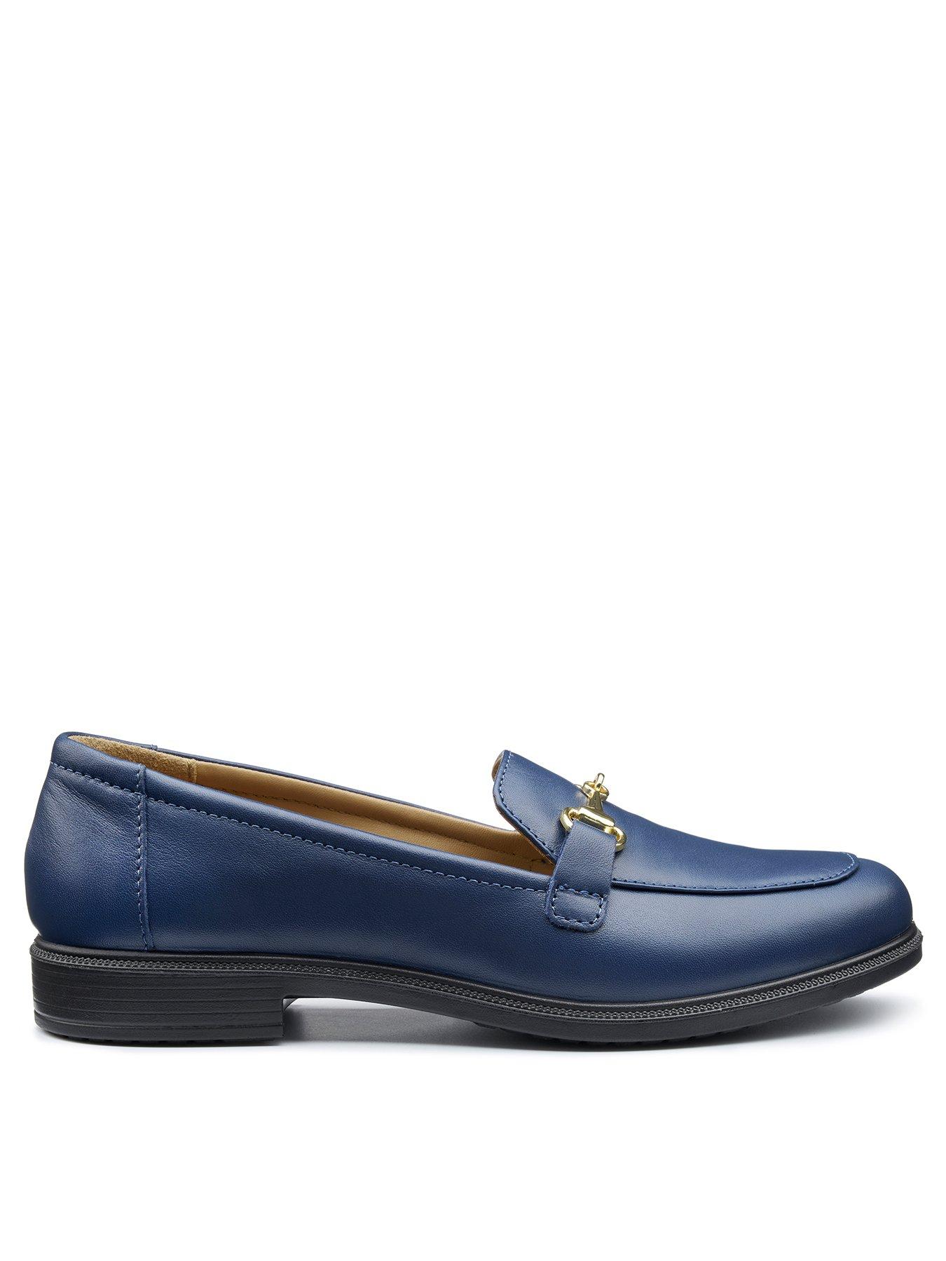  image of hotter-clovelly-wide-fit-loafer-blue
