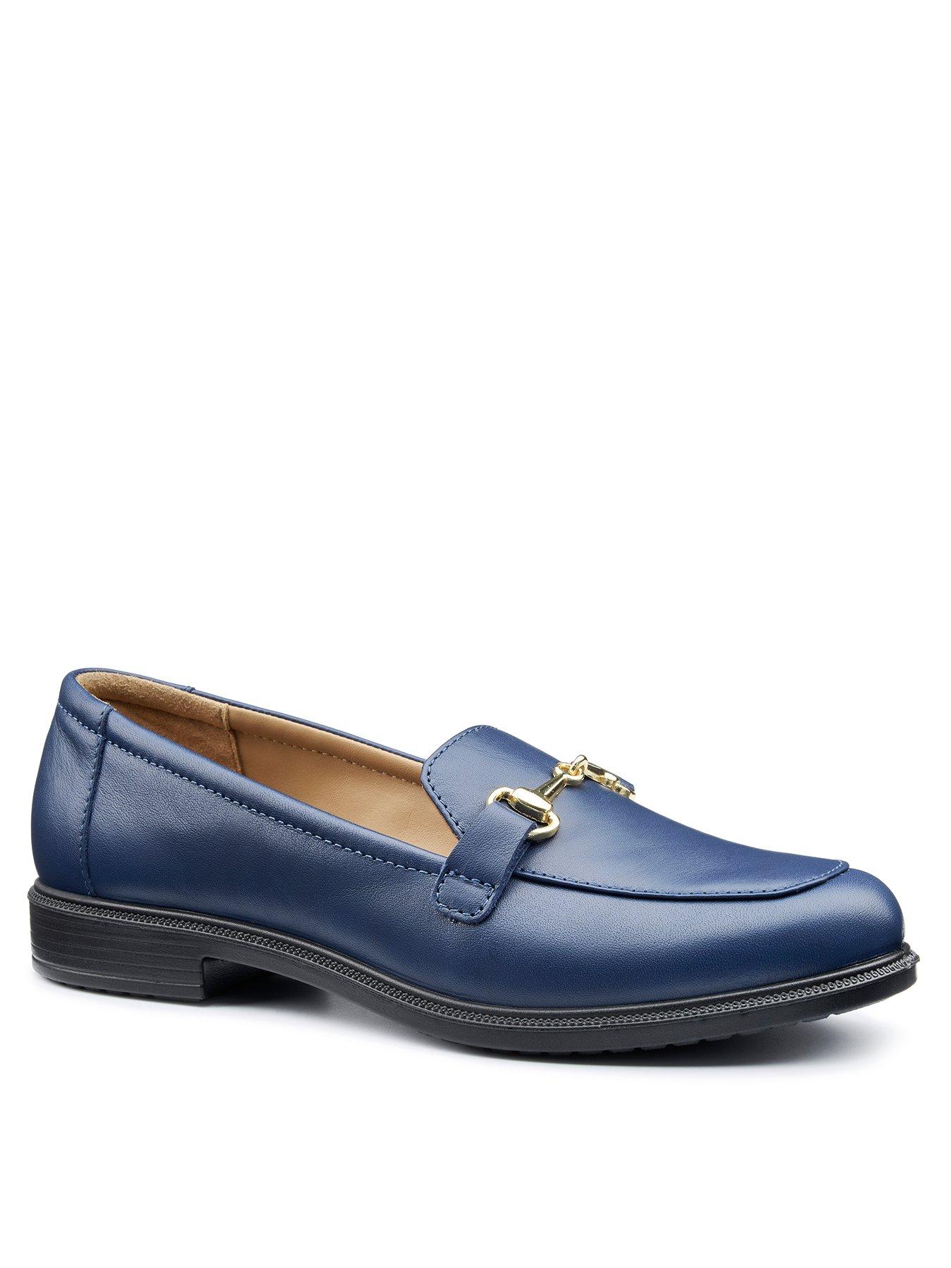  image of hotter-clovelly-wide-fit-loafer-blue