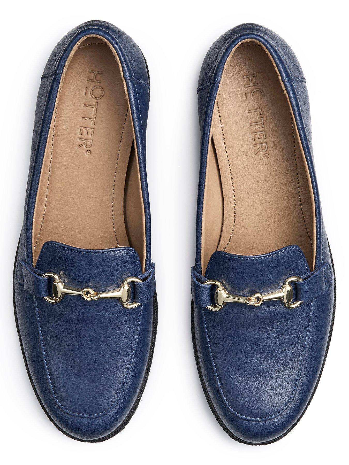 image of hotter-clovelly-wide-fit-loafer-blue