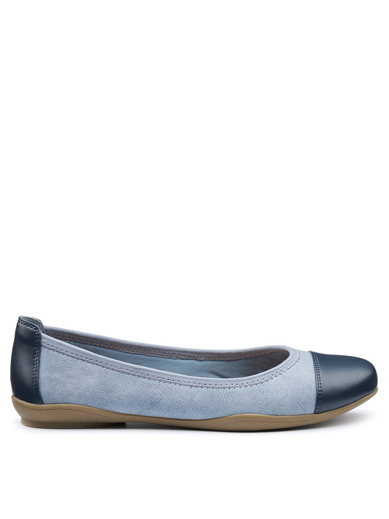  image of hotter-ivy-ballerina-shoe-blue