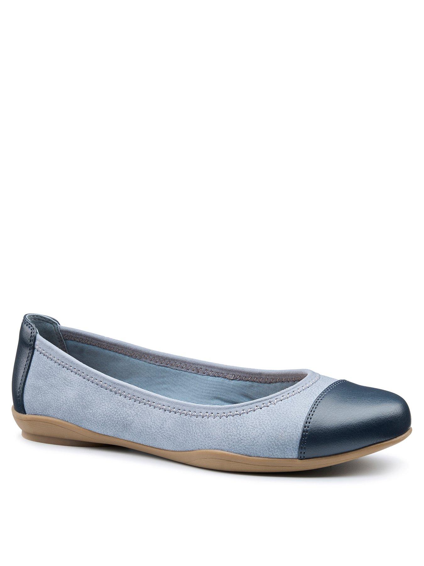  image of hotter-ivy-ballerina-shoe-blue