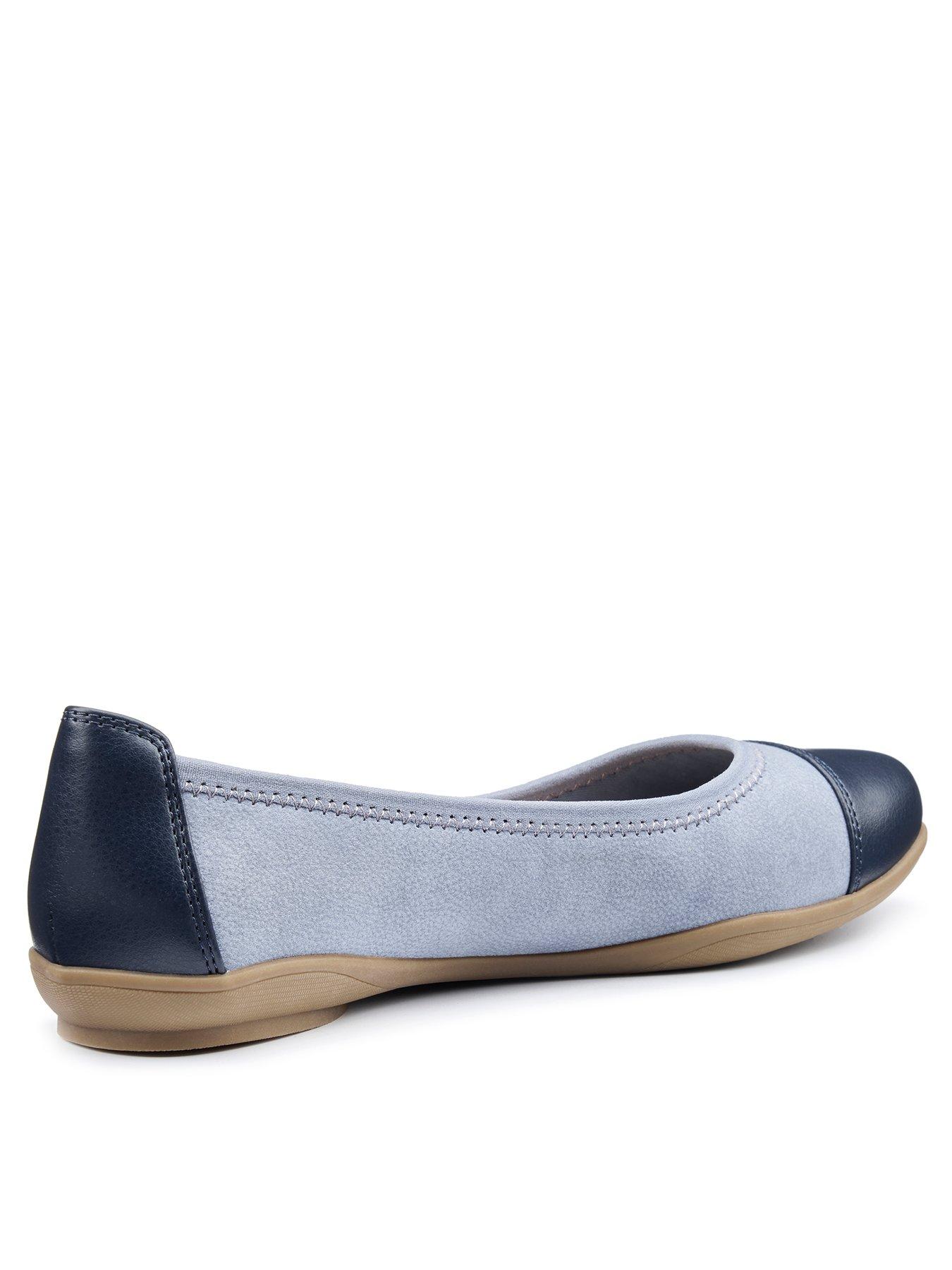  image of hotter-ivy-ballerina-shoe-blue