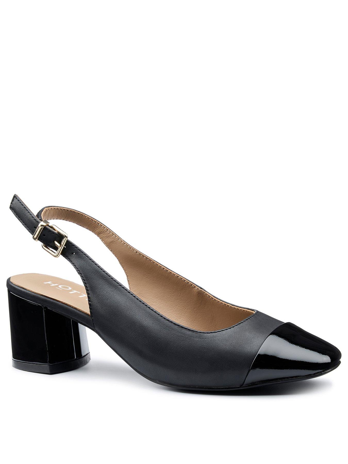  image of hotter-shimmy-heeled-shoe-black