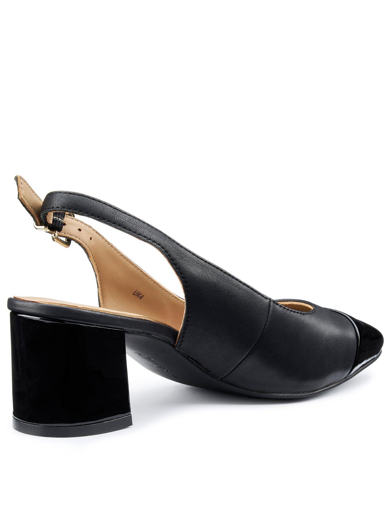  image of hotter-shimmy-heeled-shoe-black