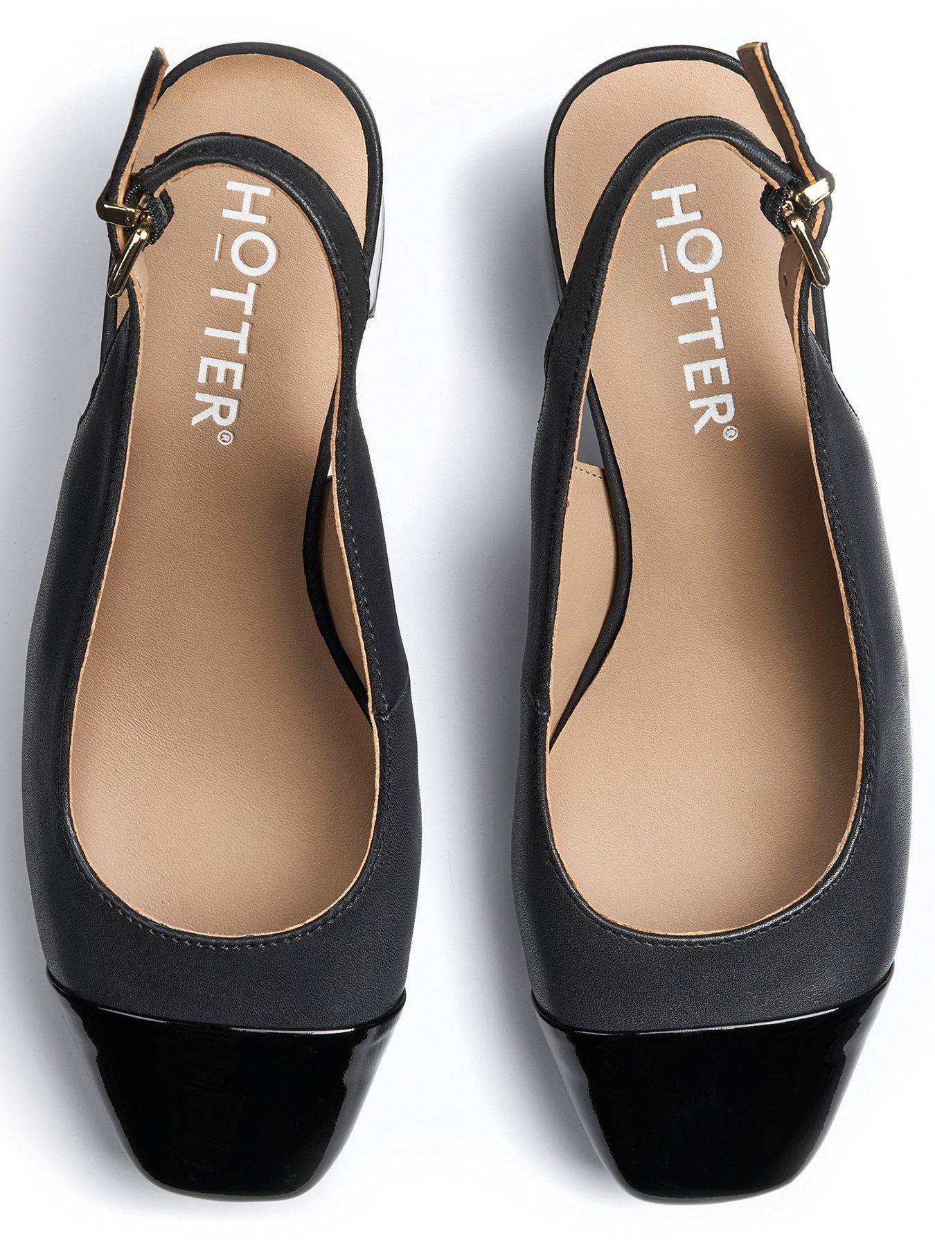  image of hotter-shimmy-heeled-shoe-black