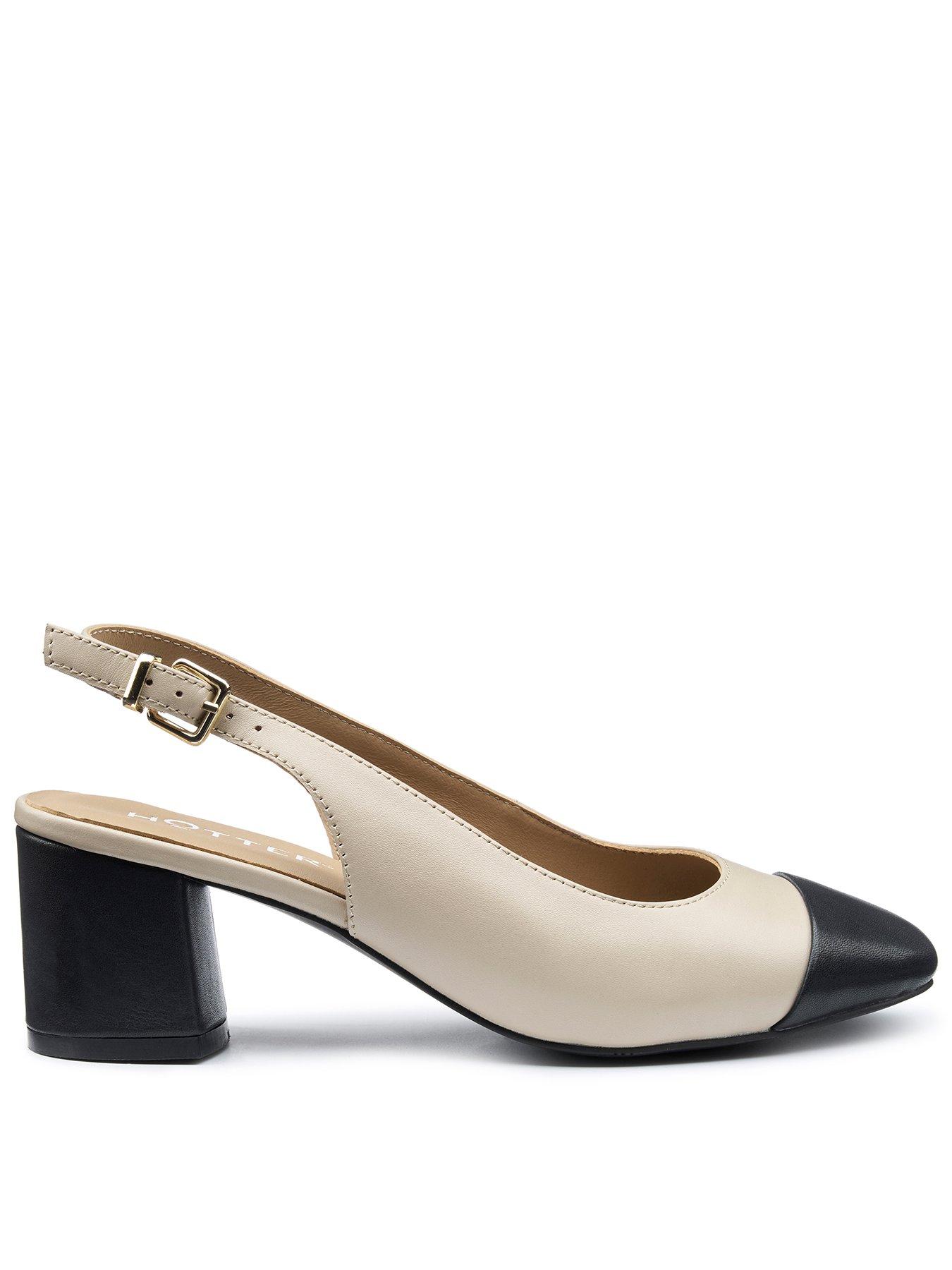  image of hotter-shimmy-wide-fit-heeled-shoe-black