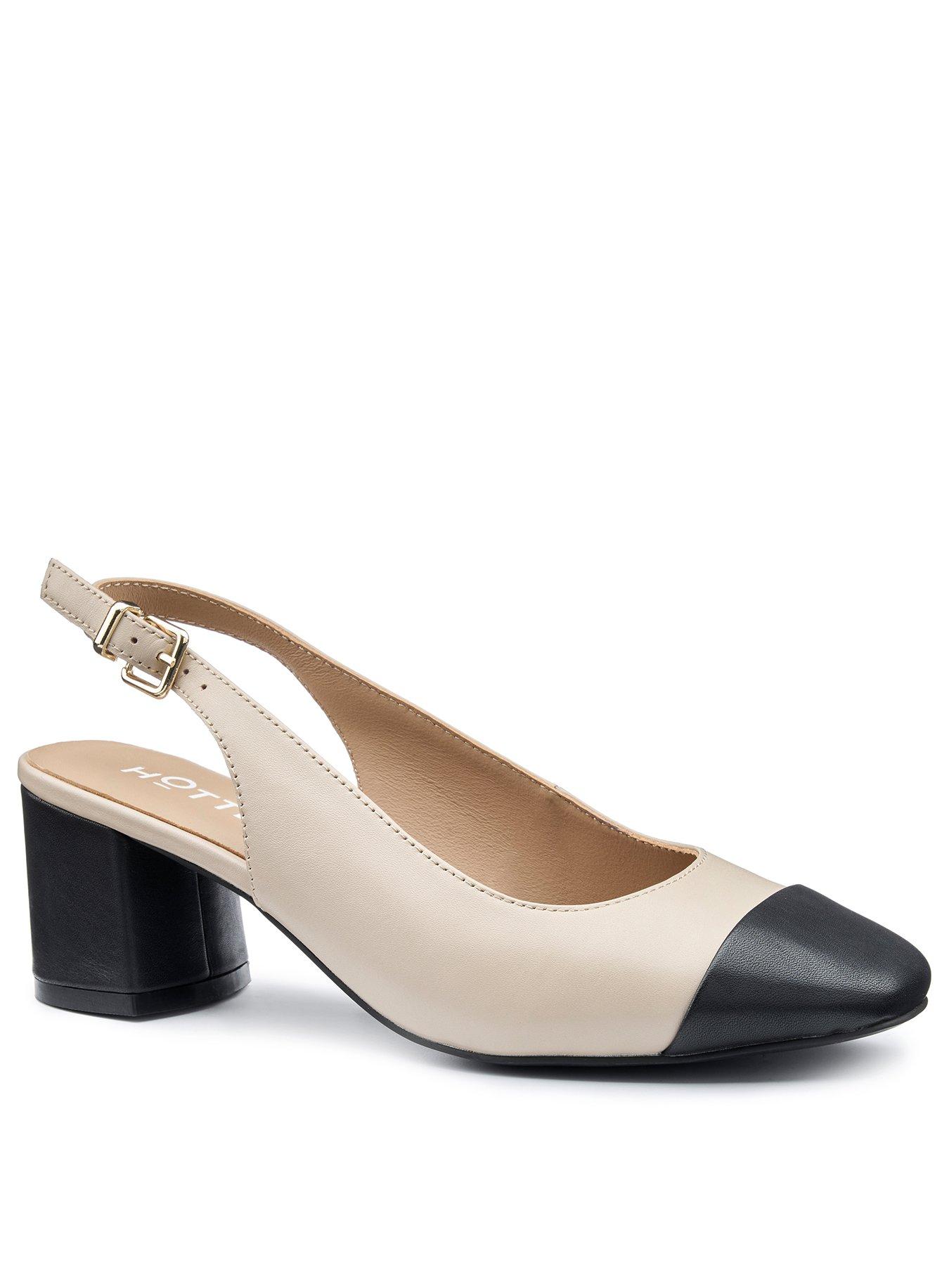  image of hotter-shimmy-wide-fit-heeled-shoe-black
