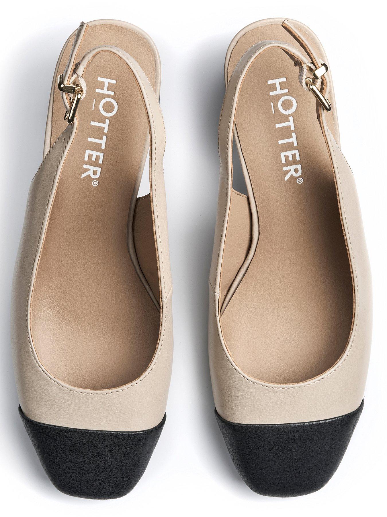  image of hotter-shimmy-wide-fit-heeled-shoe-black