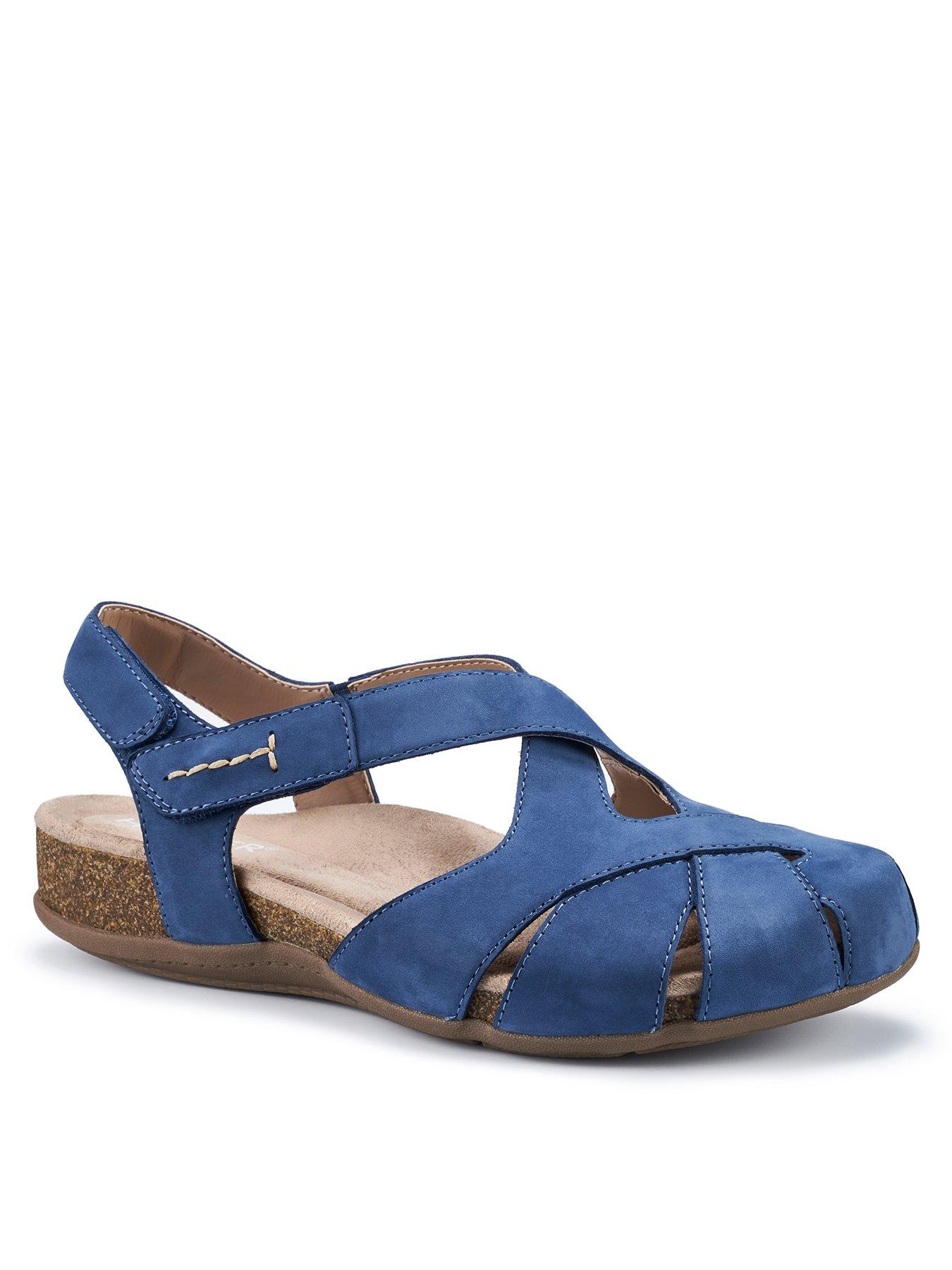  image of hotter-catskill-ii-wide-fit-shoe-blue