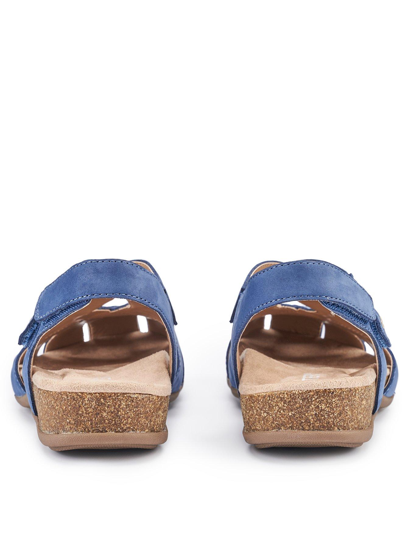  image of hotter-catskill-ii-wide-fit-shoe-blue
