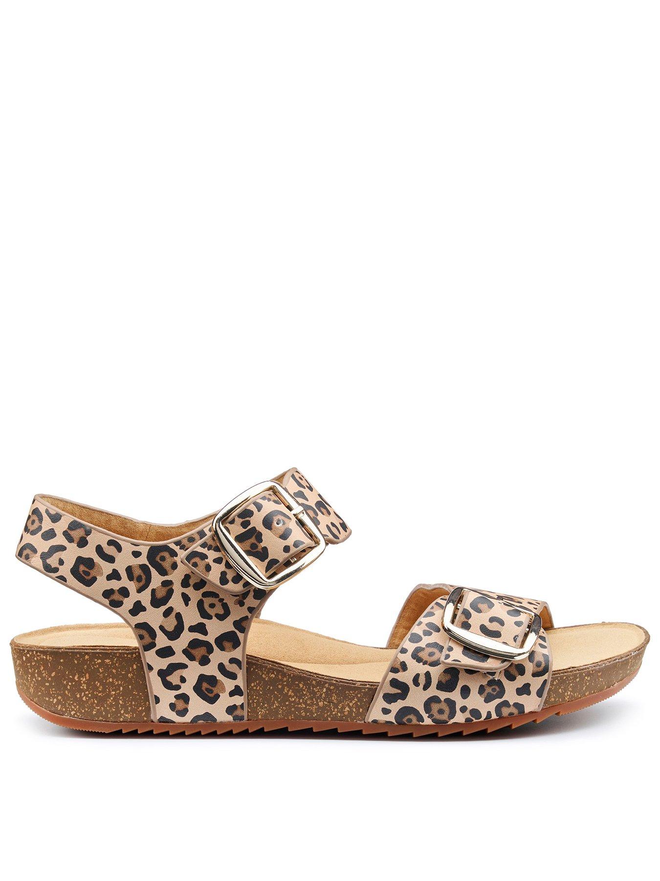 hotter-tourist-ii-wide-fit-leather-leopard-print-sandal-brown