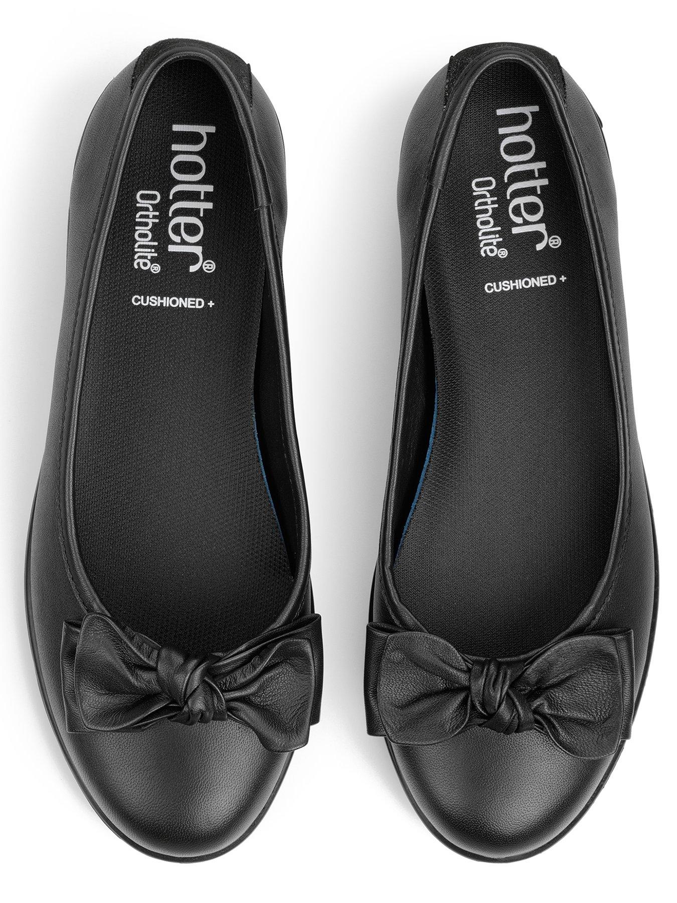  image of hotter-jade-wedge-pump-shoe-black