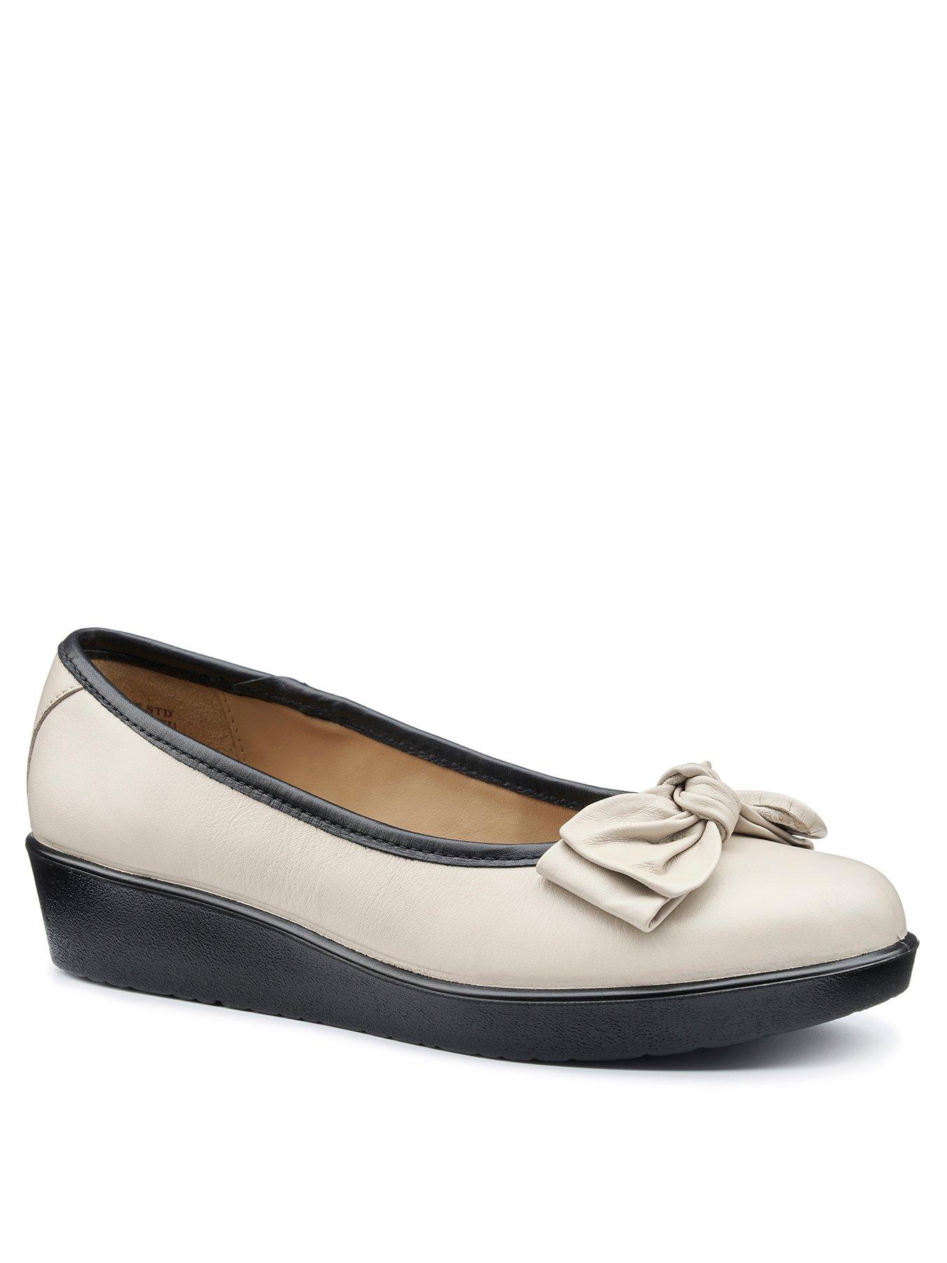  image of hotter-jade-wedge-pump-shoe-cream