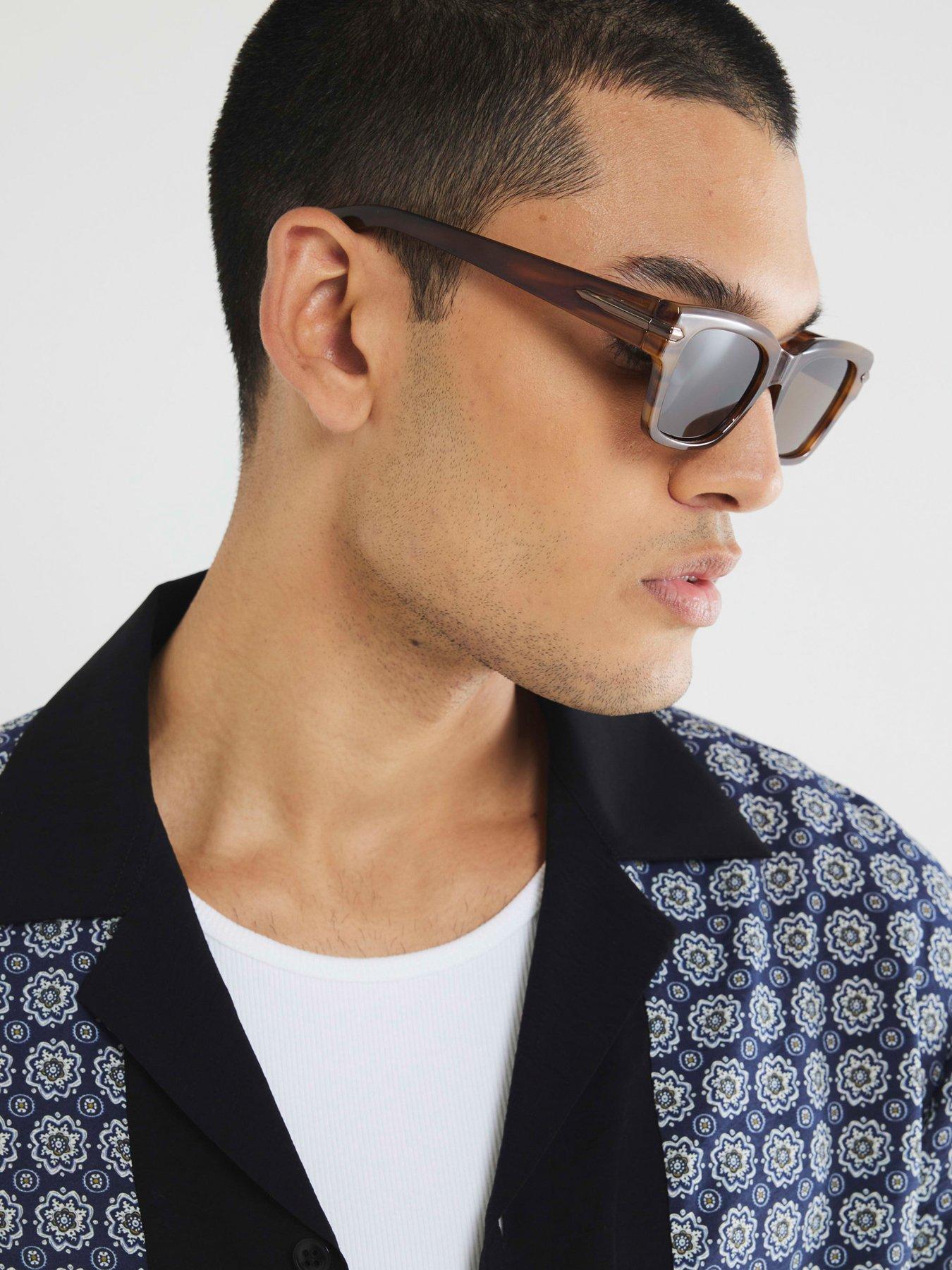  image of river-island-angled-wayfarer-sunglasses