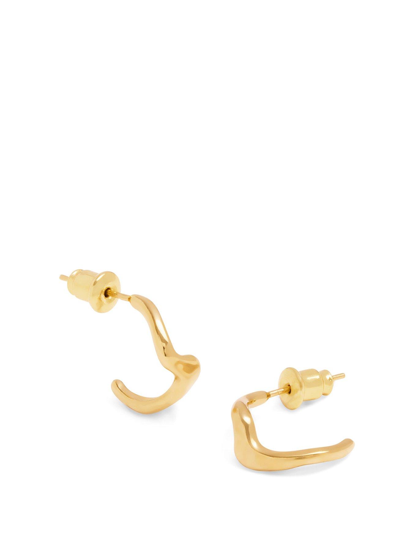 katie-loxton-marina-wave-waterproof-gold-hoop-earrings