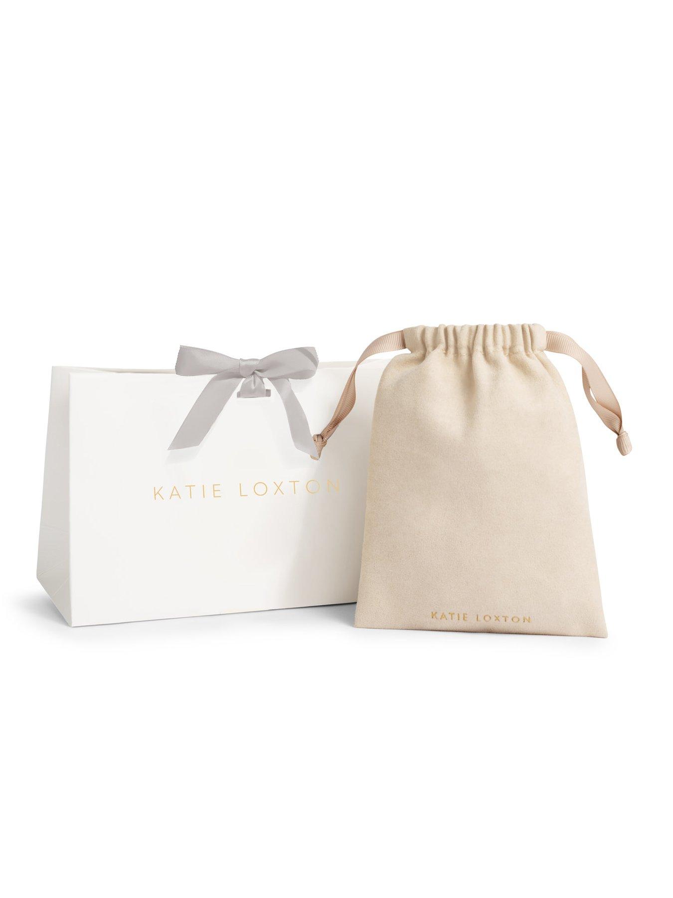  image of katie-loxton-you-shine-waterproof-gold-hoop-earrings