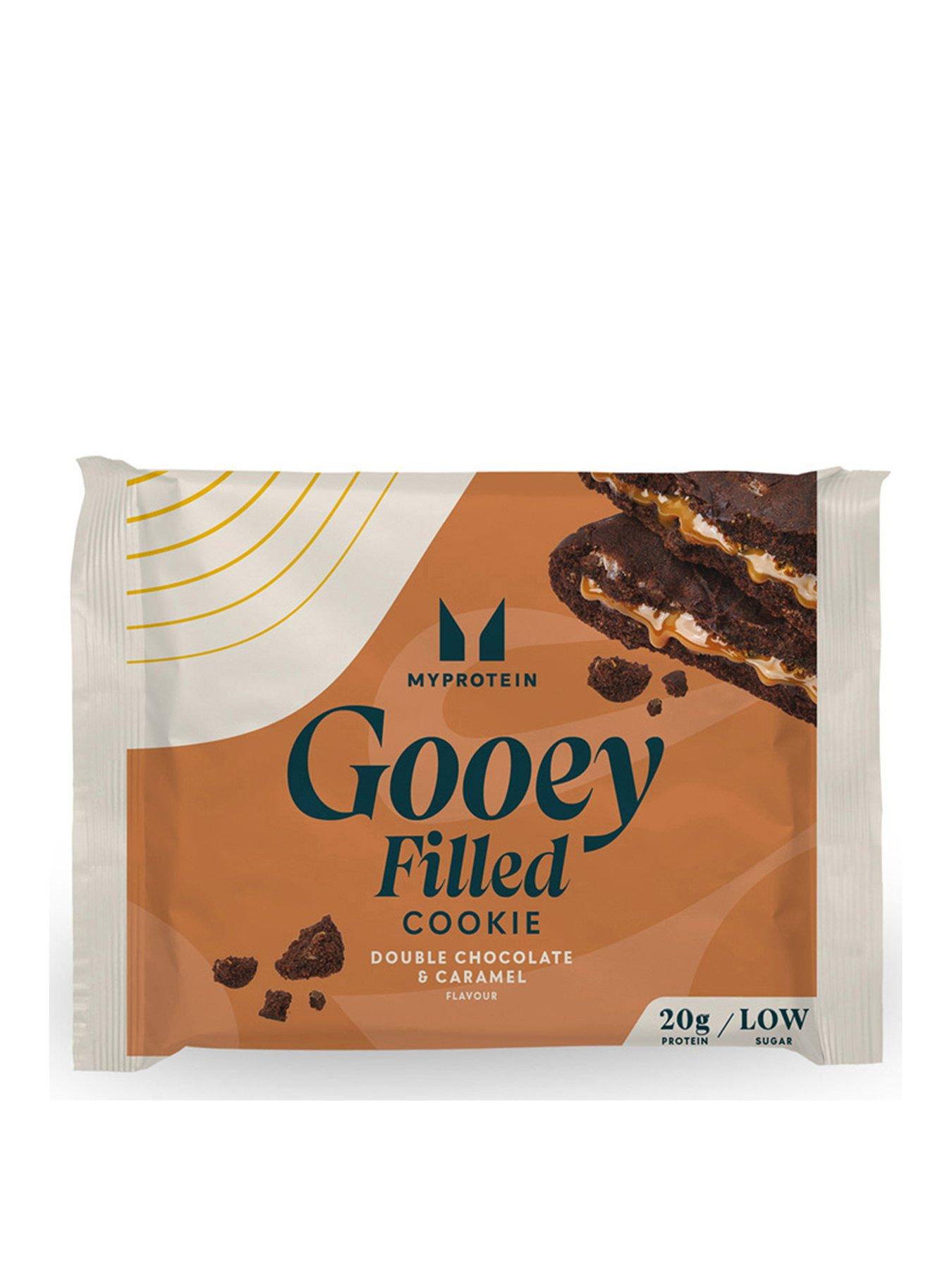 undefined Protein Filled Cookie - Double Chocolate and Caramel - 12 x 75g