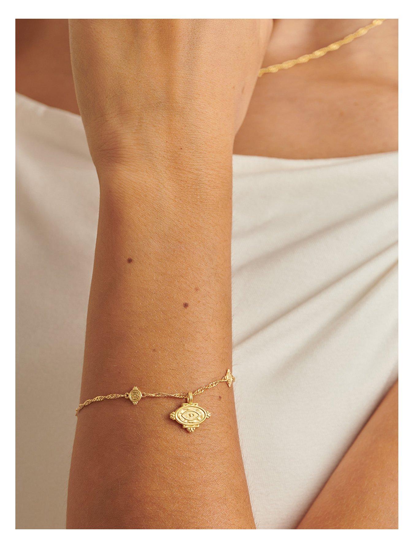 katie-loxton-protection-waterproof-gold-charm-bracelet