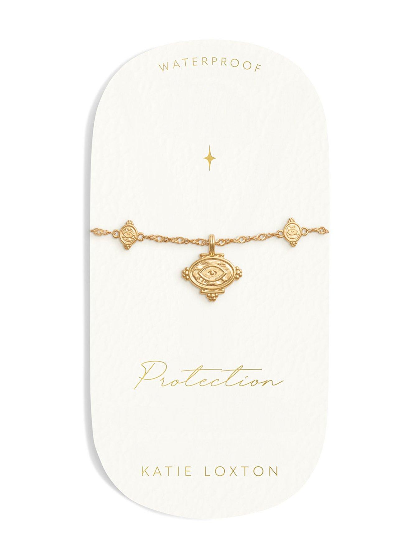  image of katie-loxton-protection-waterproof-gold-charm-bracelet