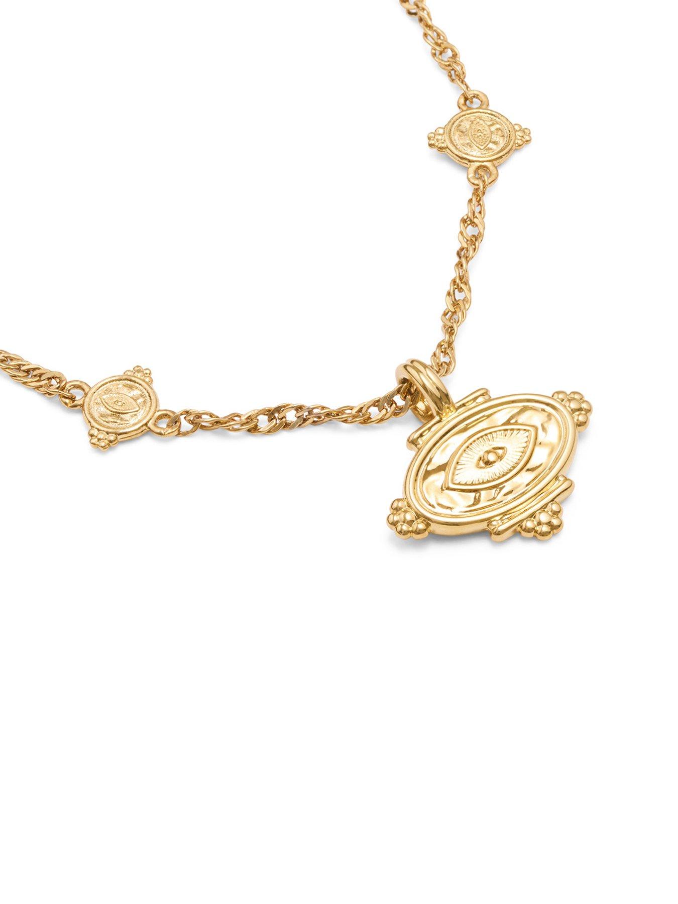  image of katie-loxton-protection-waterproof-gold-charm-bracelet