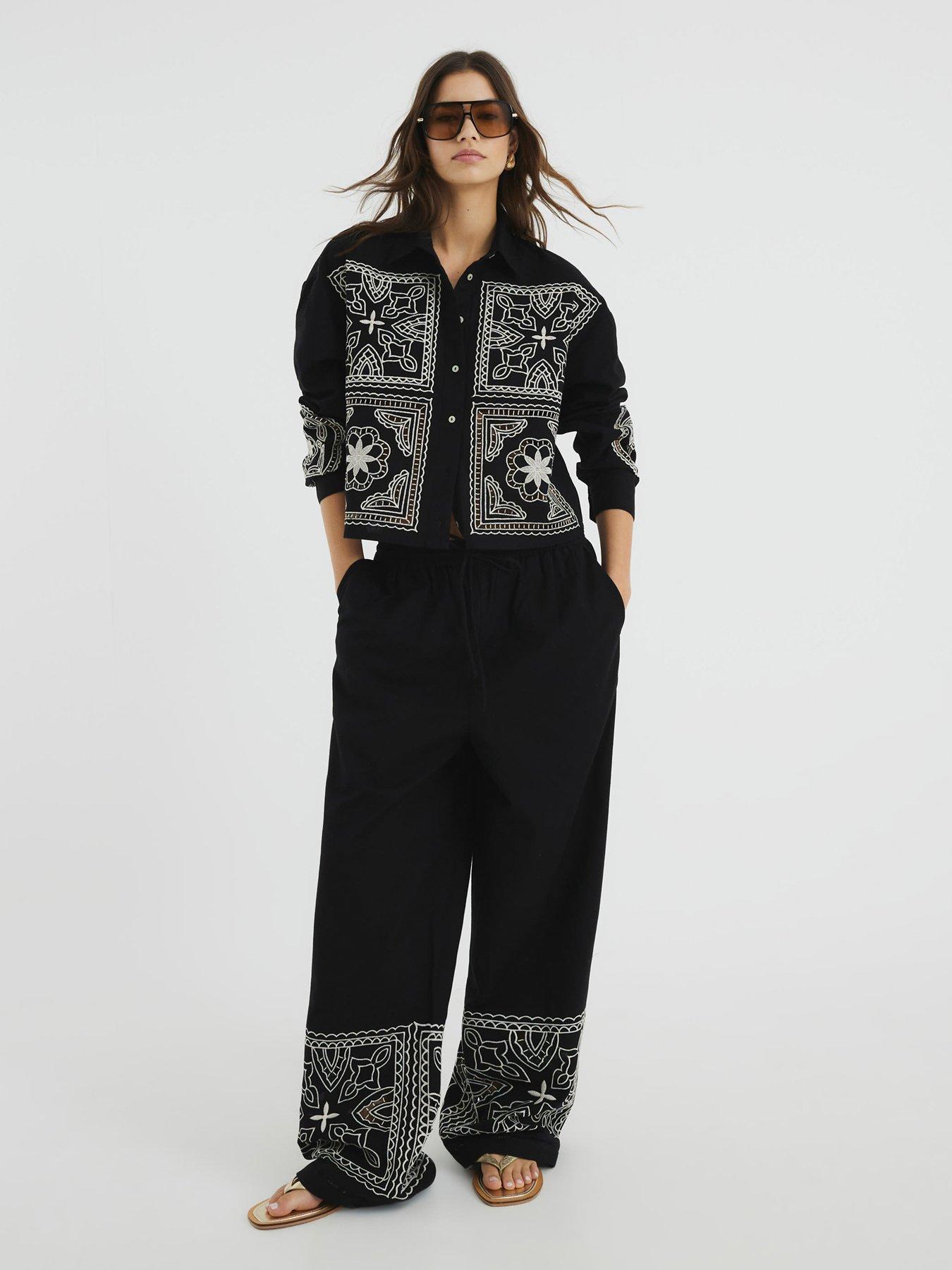 river-island-crochet-shirt-black
