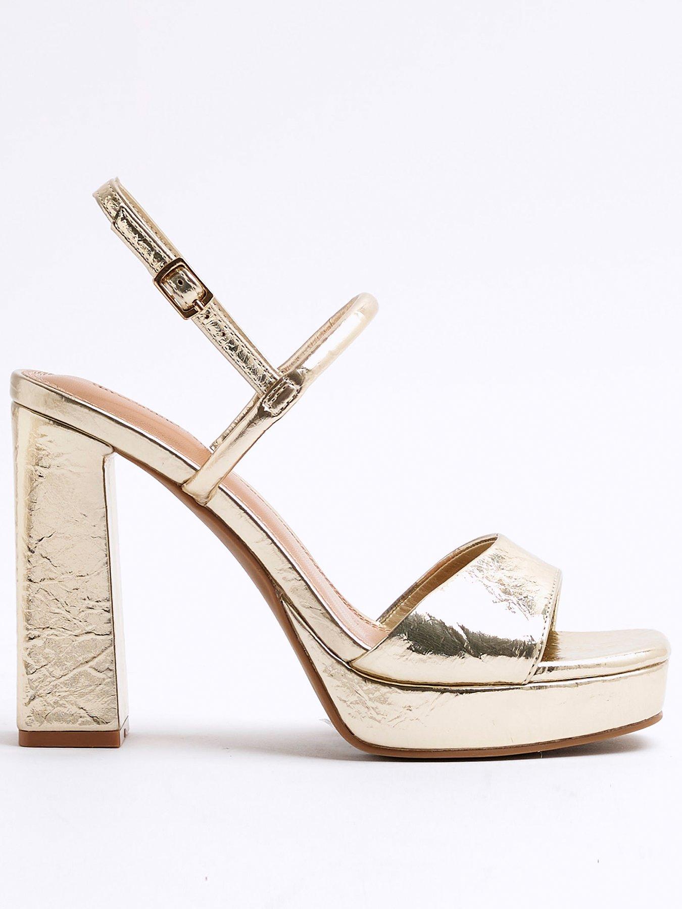 river-island-sling-back-platform-sandals-gold