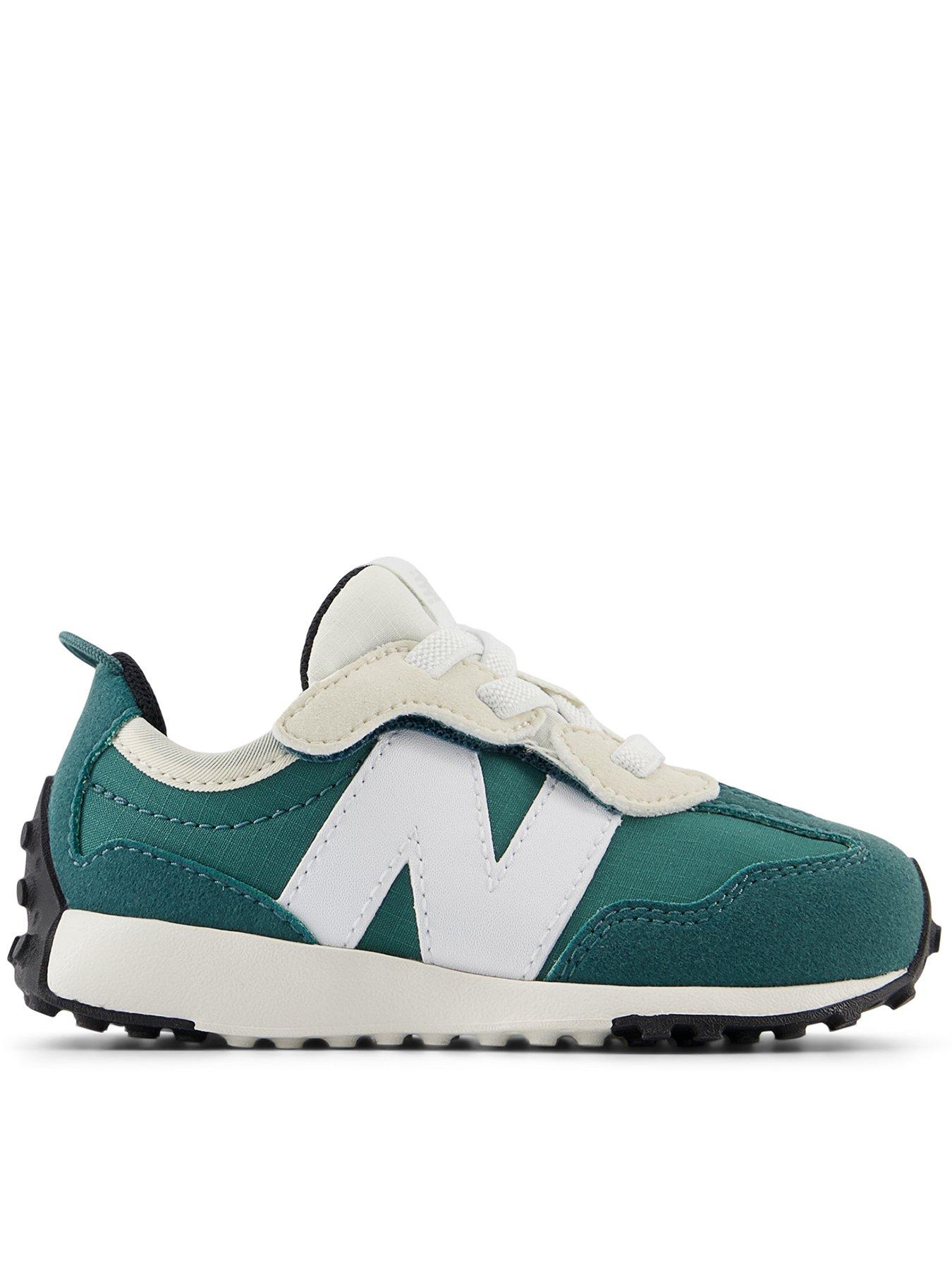 New Balance Infant 327 Velcro Trainers - New Spruce
