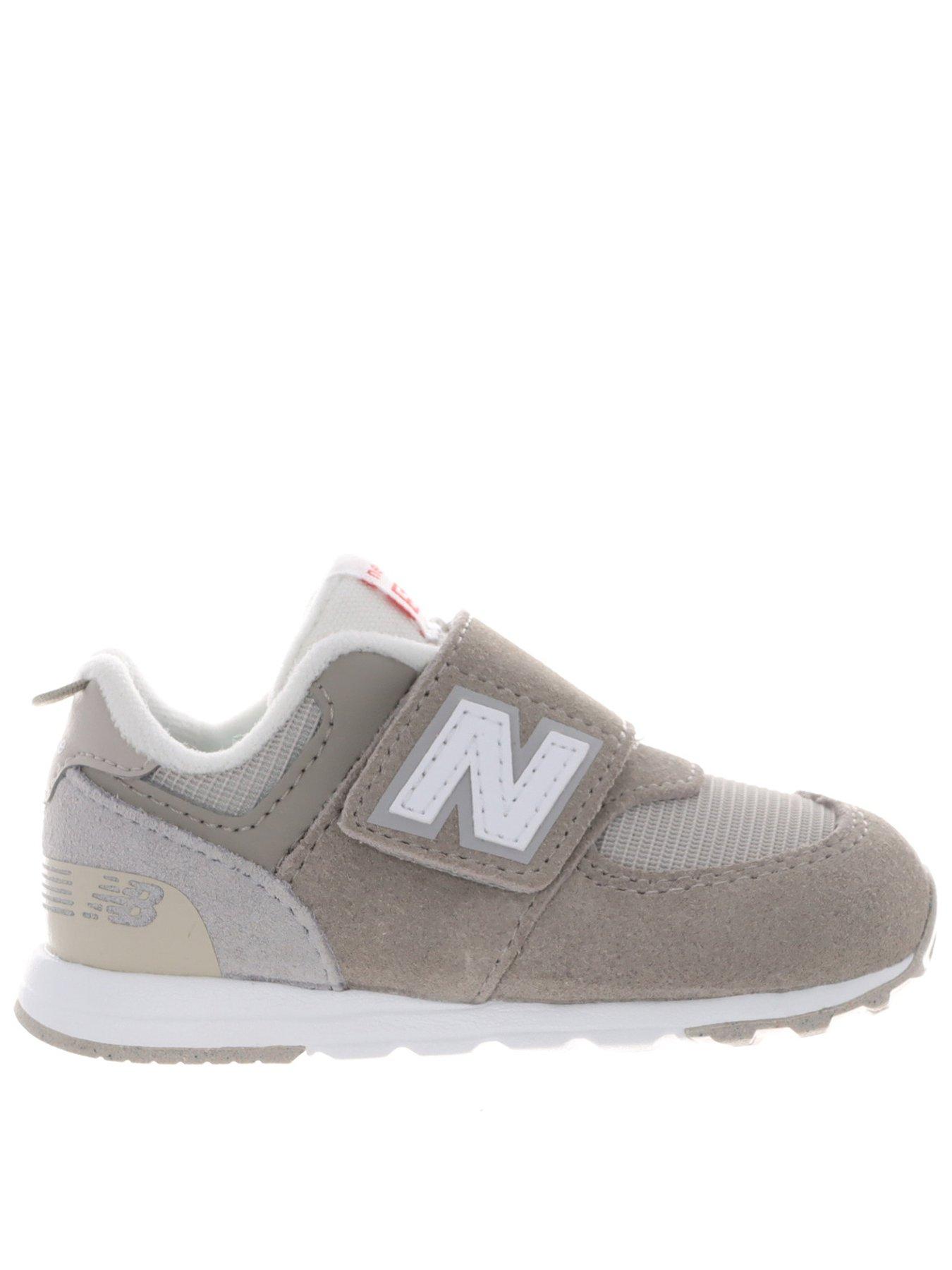 Image 1 of 7 of New Balance Infant 574 Velcro Trainers - Brown