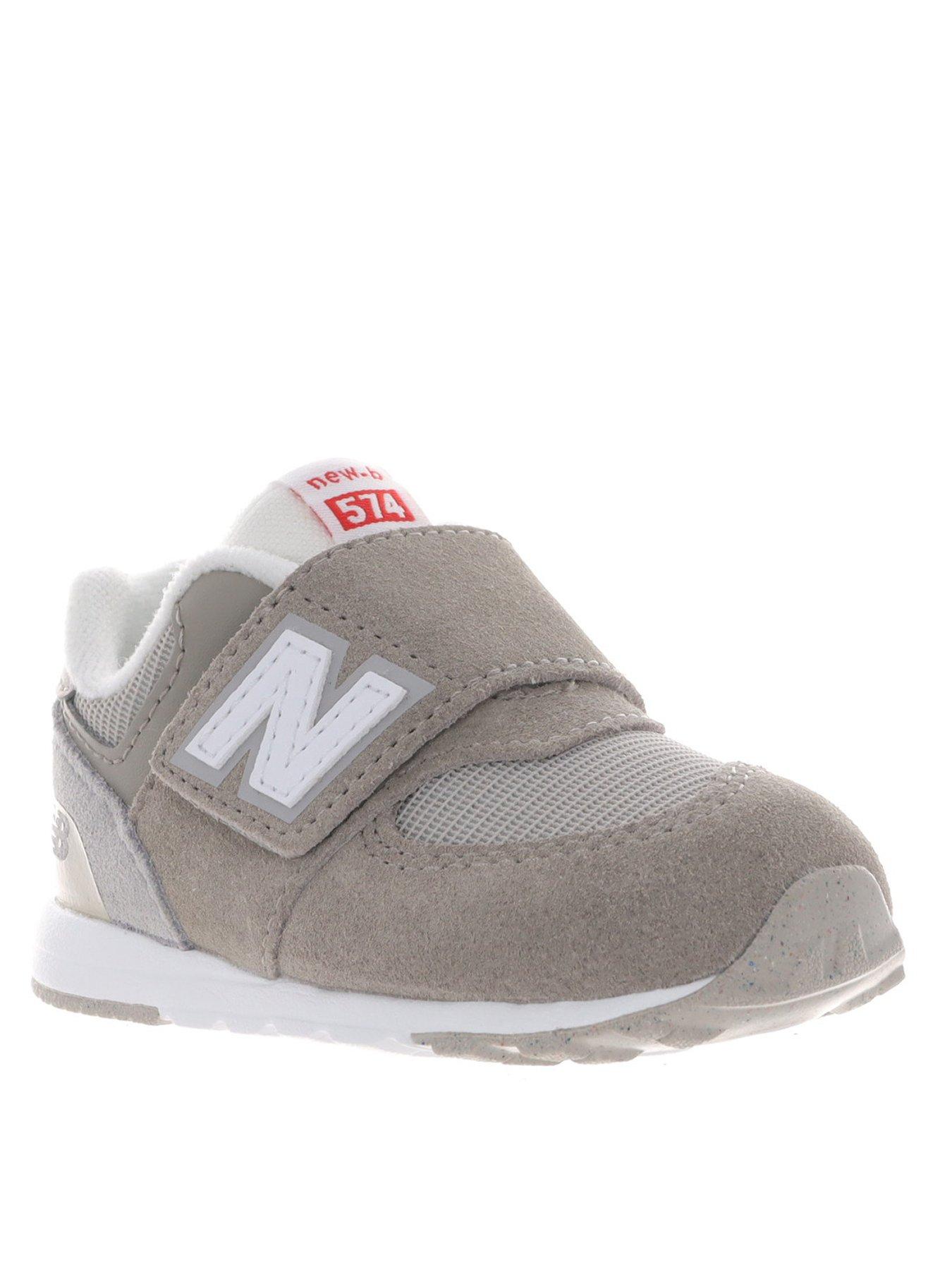 Image 2 of 7 of New Balance Infant 574 Velcro Trainers - Brown
