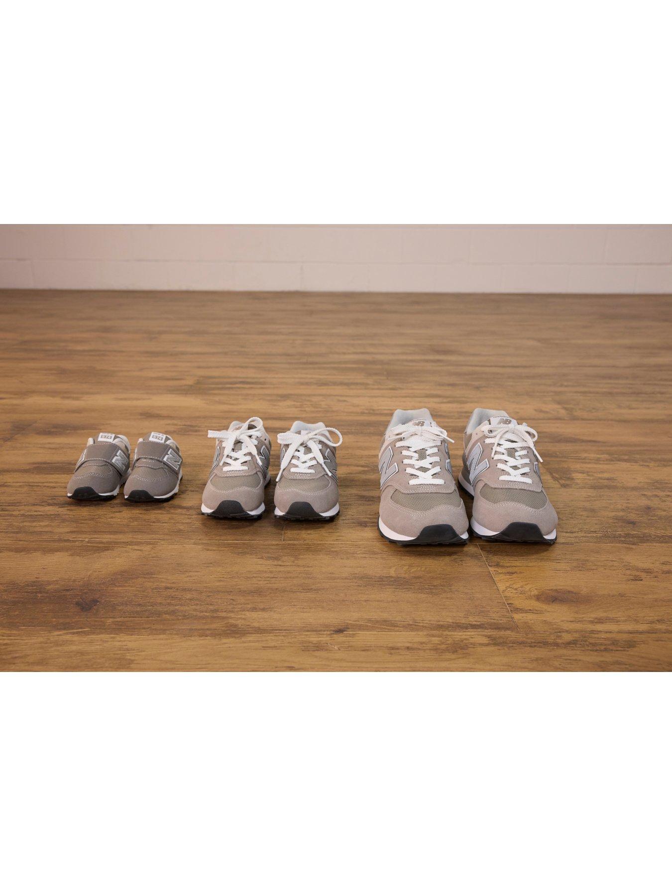 Image 6 of 7 of New Balance Infant 574 Velcro Trainers - Brown