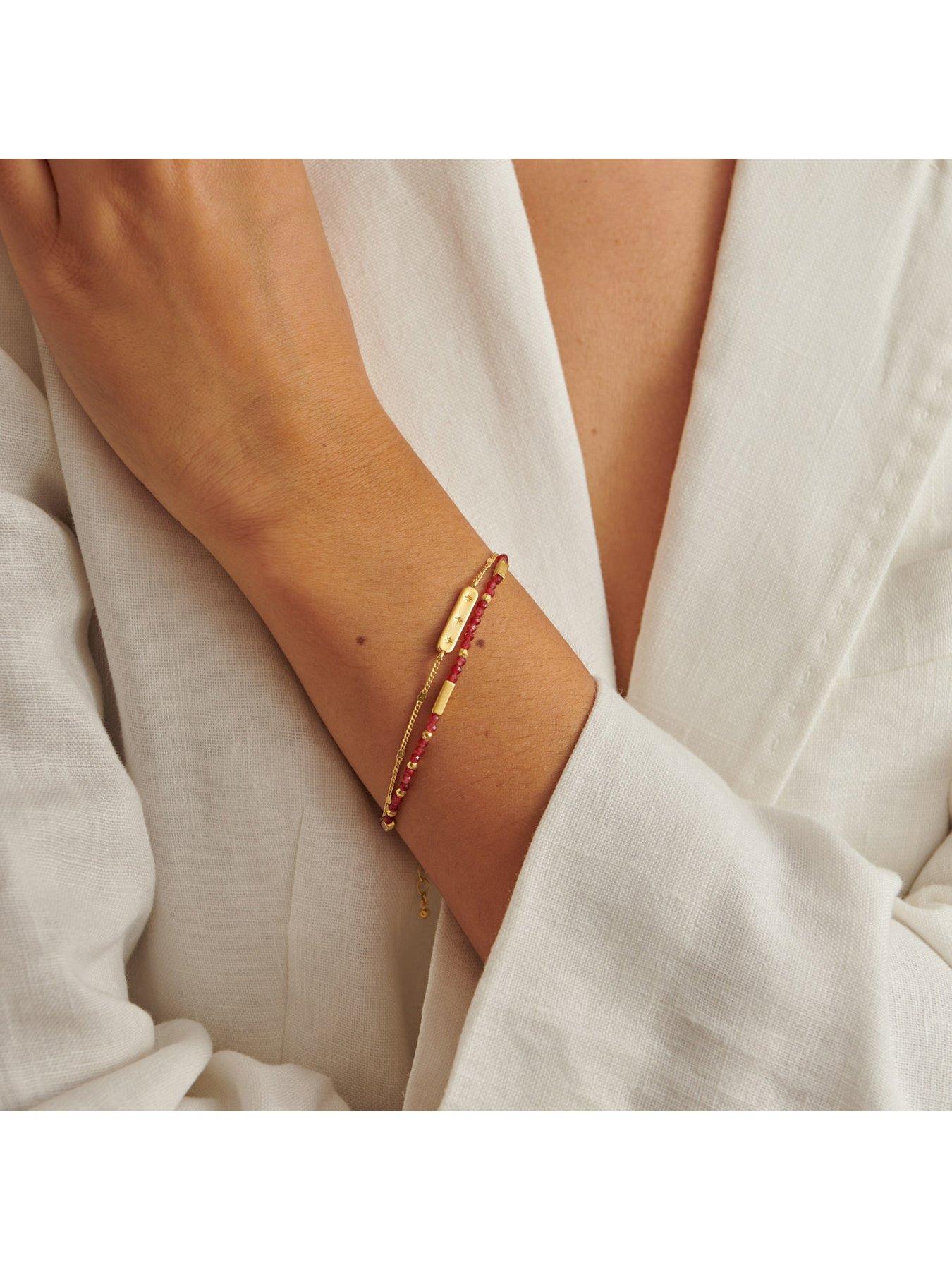 Image 2 of 5 of Katie Loxton Birthstone Waterproof Gold Bracelet