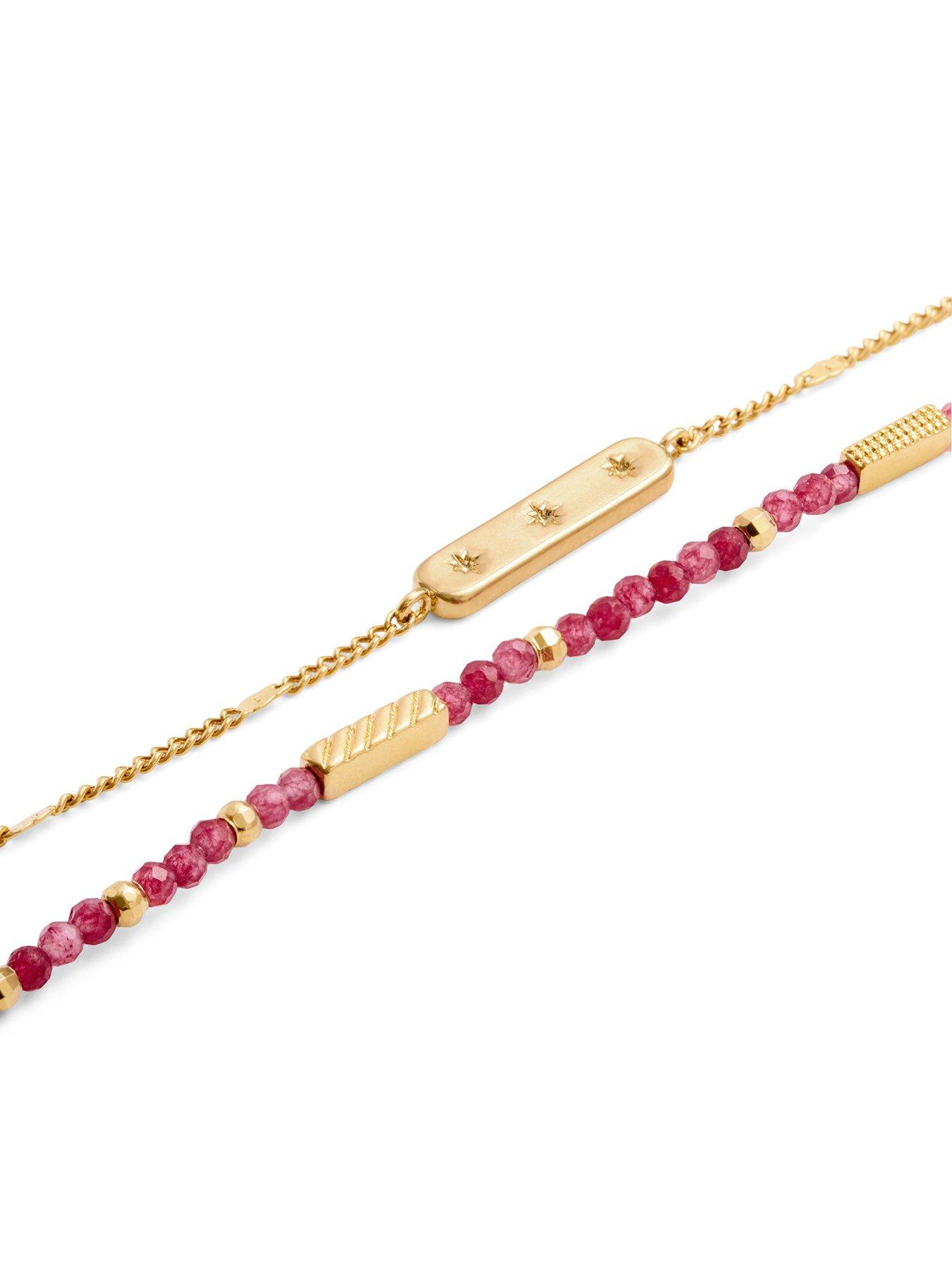 Image 4 of 5 of Katie Loxton Birthstone Waterproof Gold Bracelet