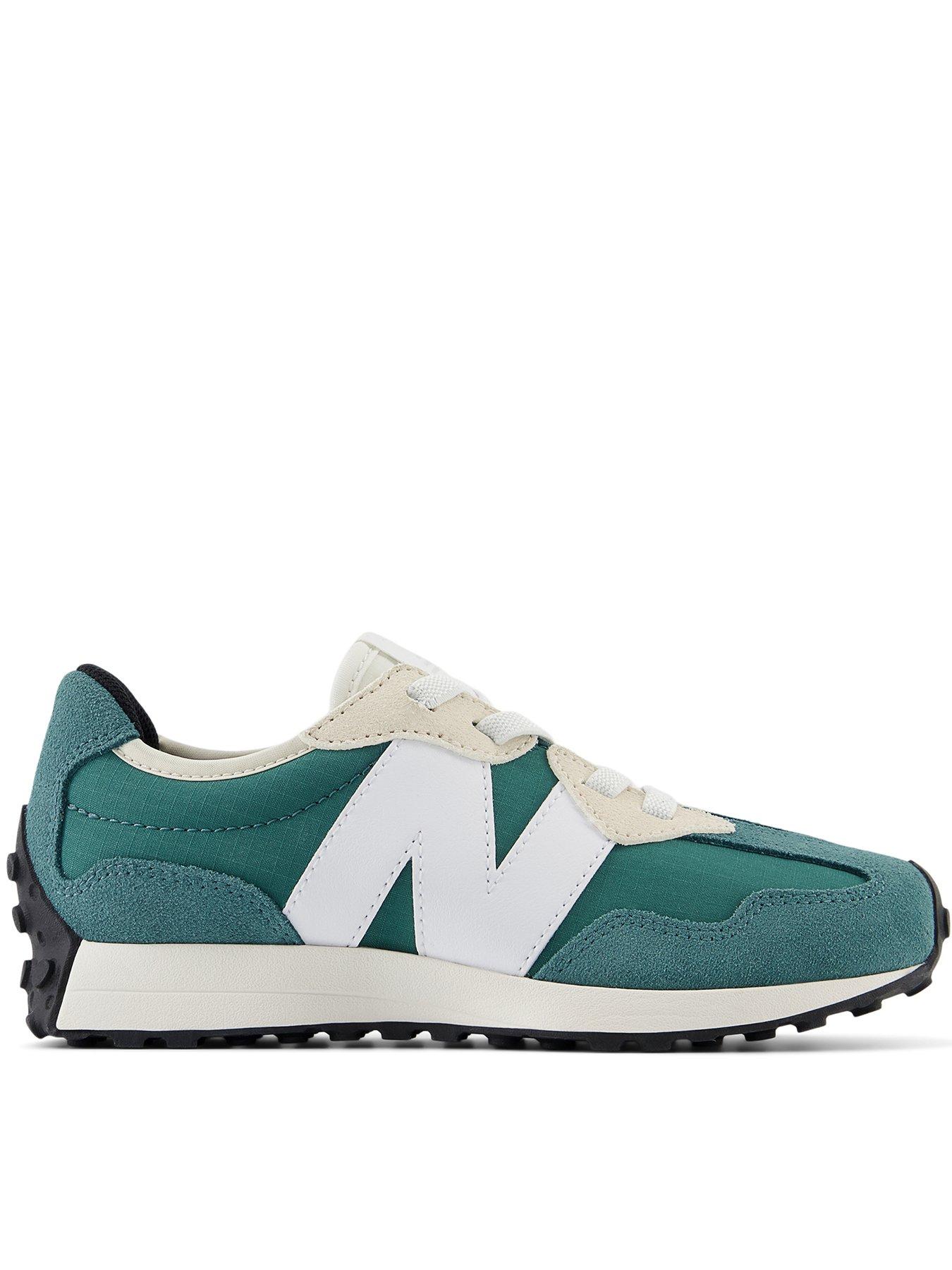 new-balance-kids-327-elasticated-lace-trainers--green-new-spruce