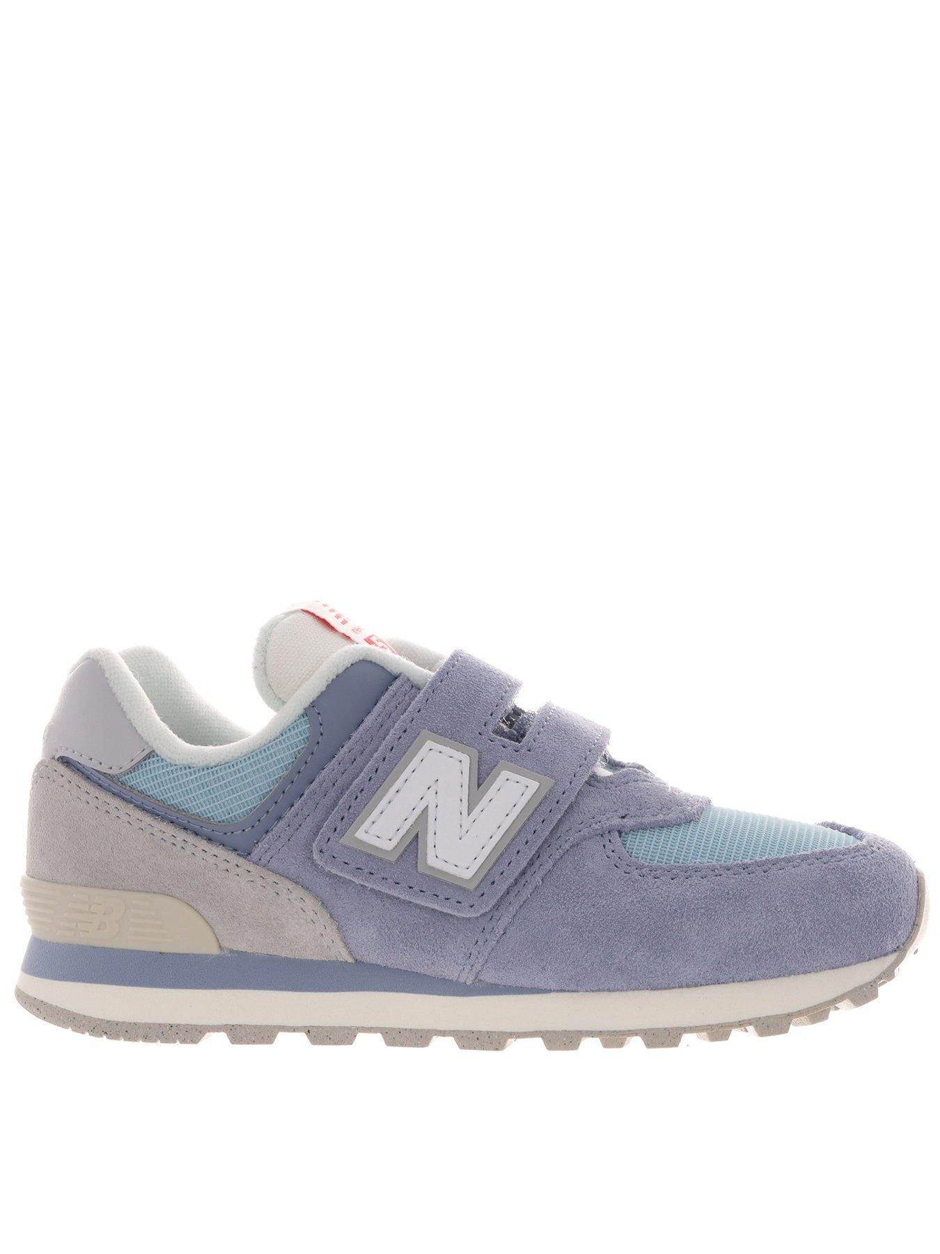 New Balance Kids 574 Velcro Trainers - Blue
