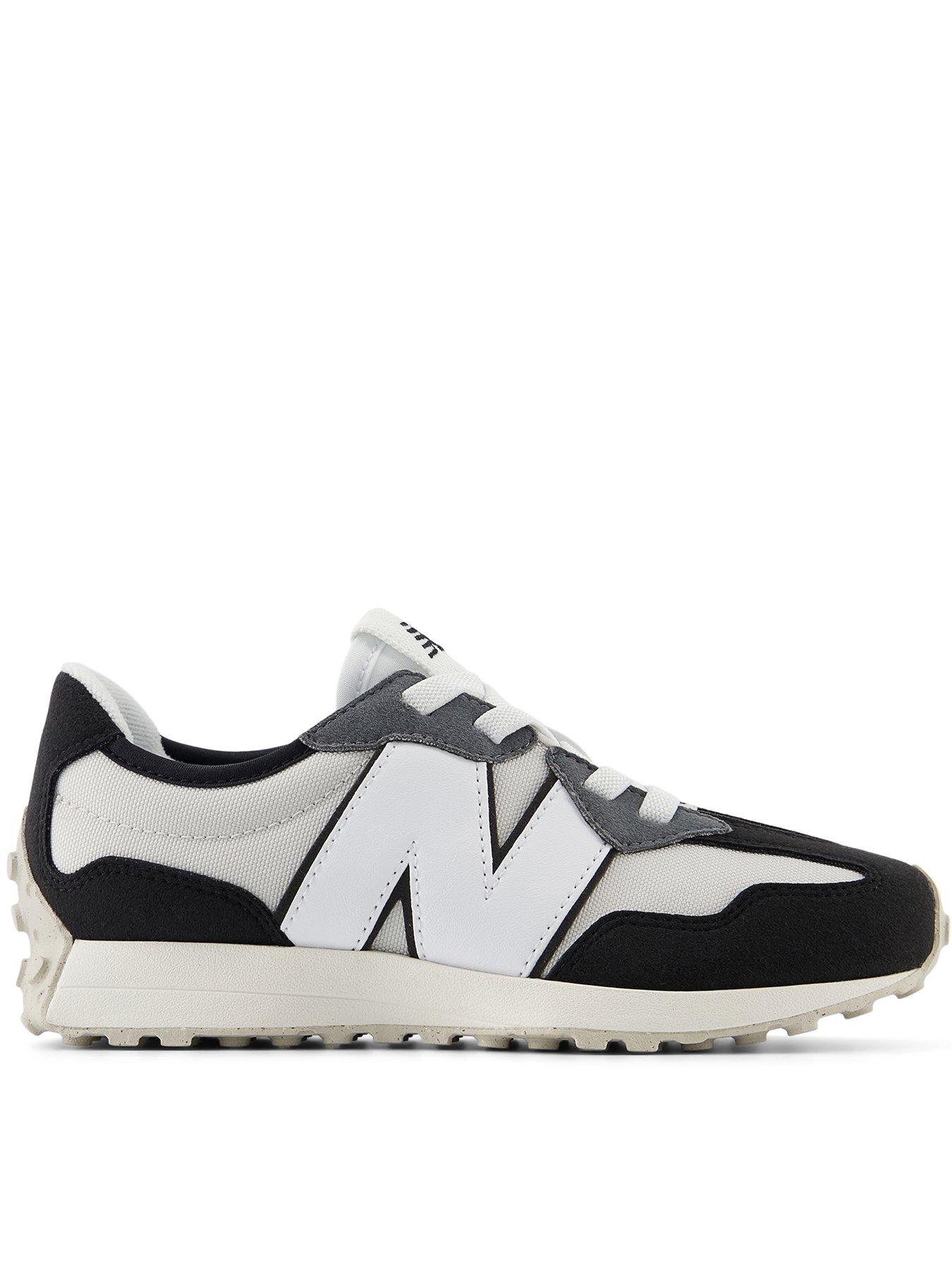  image of new-balance-kids-327-elasticated-lace-trainers-grey