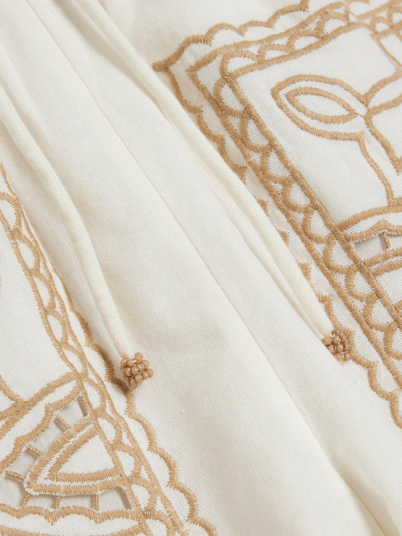  image of river-island-cutwork-short-cream