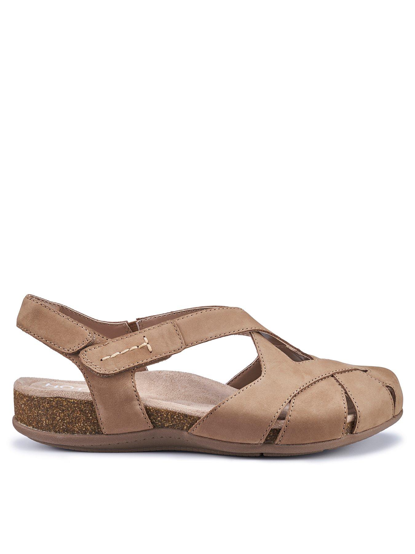 Hotter Catskill Ii Extra Wide Leather Shoe - Tan