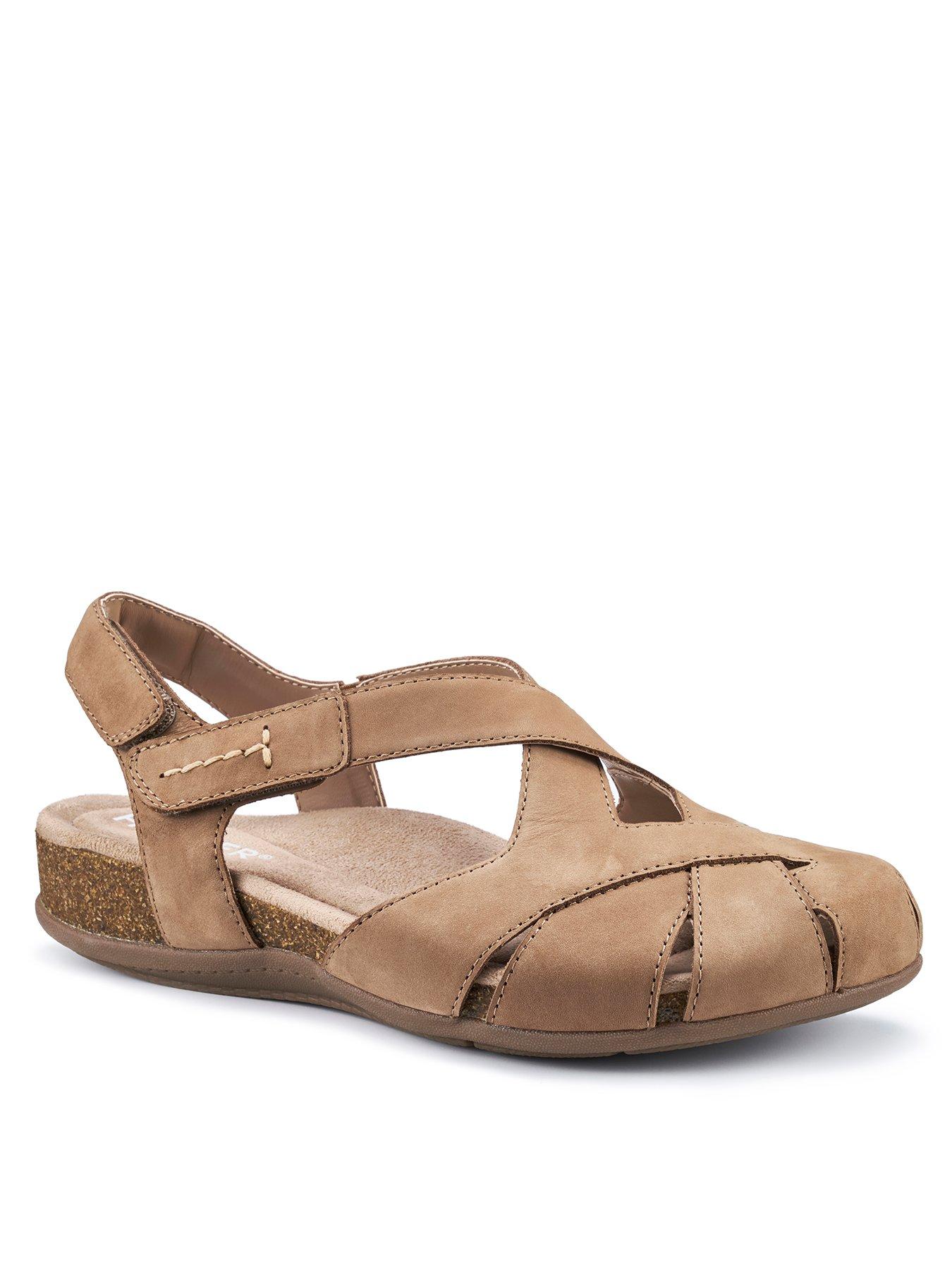  image of hotter-catskill-ii-extra-wide-leather-shoe-tan