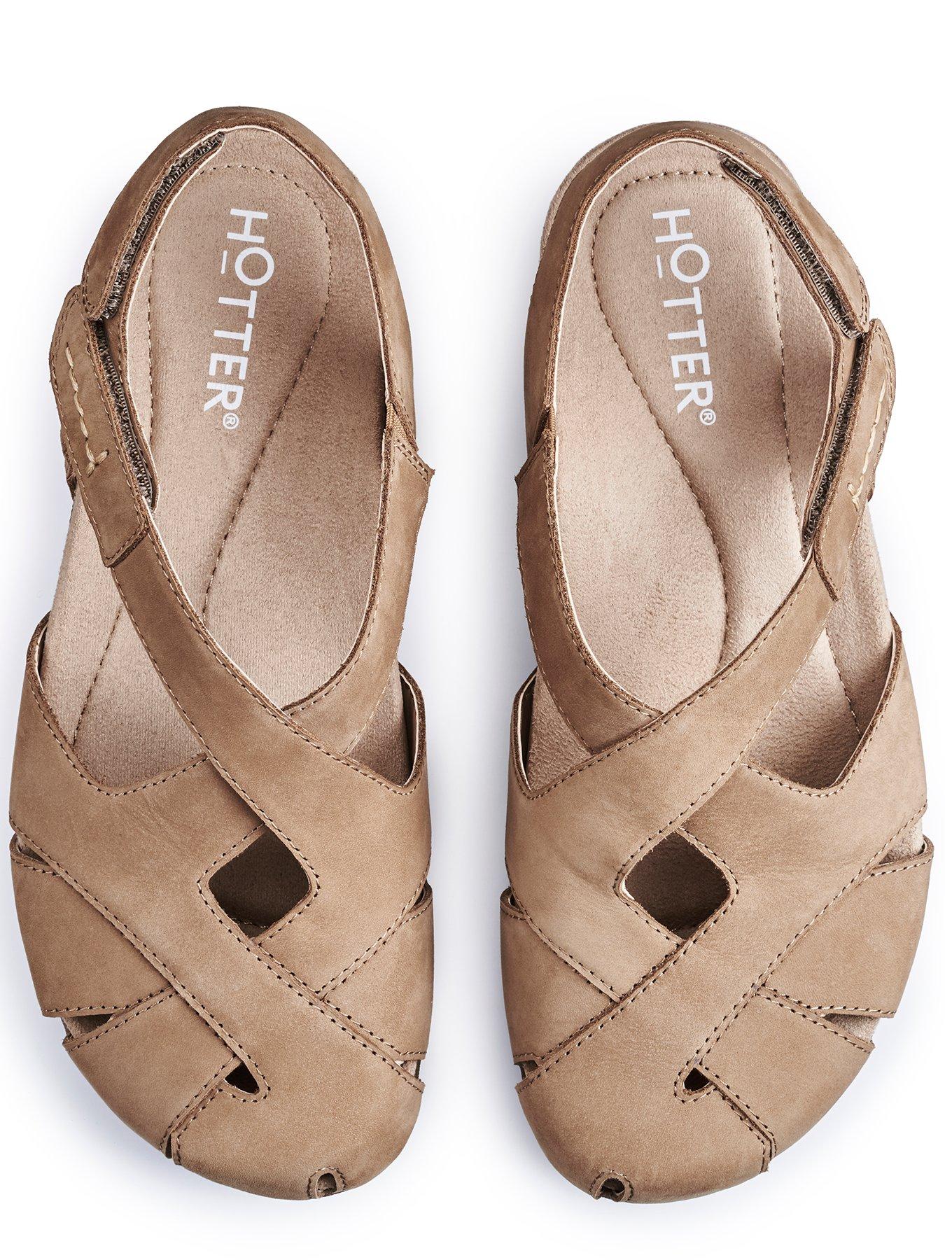  image of hotter-catskill-ii-extra-wide-leather-shoe-tan