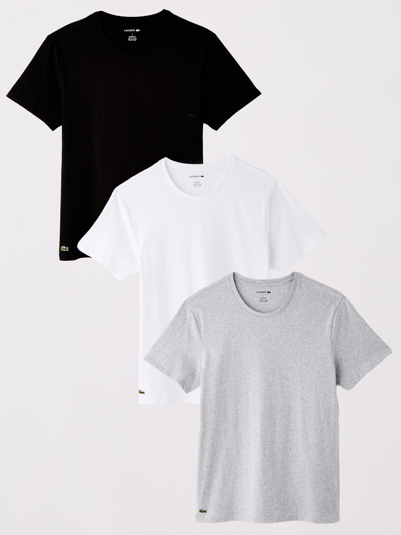  image of lacoste-3-pack-cotton-jersey-loungewear-t-shirt-multi