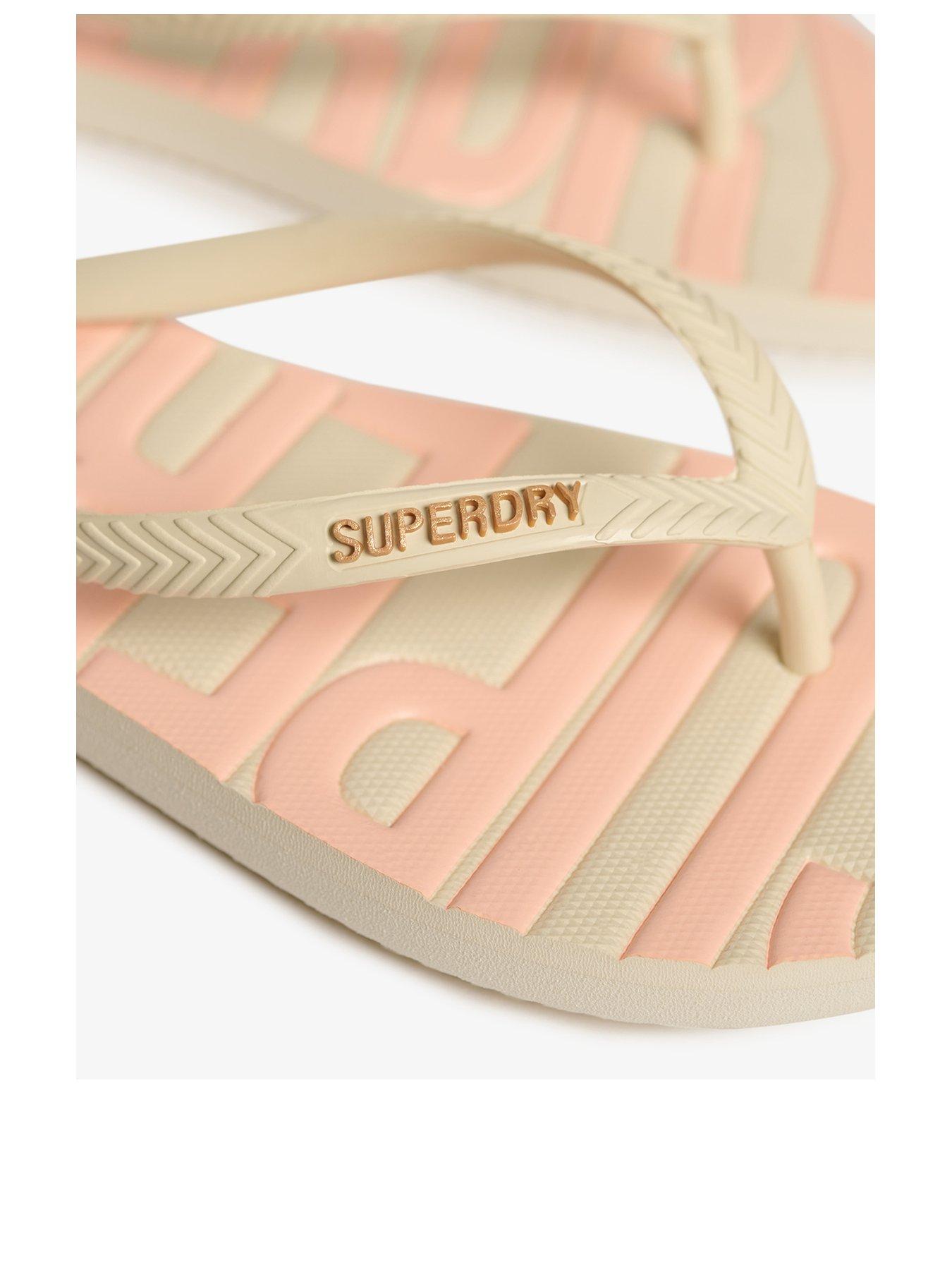  image of superdry-core-logo-flip-flops-white