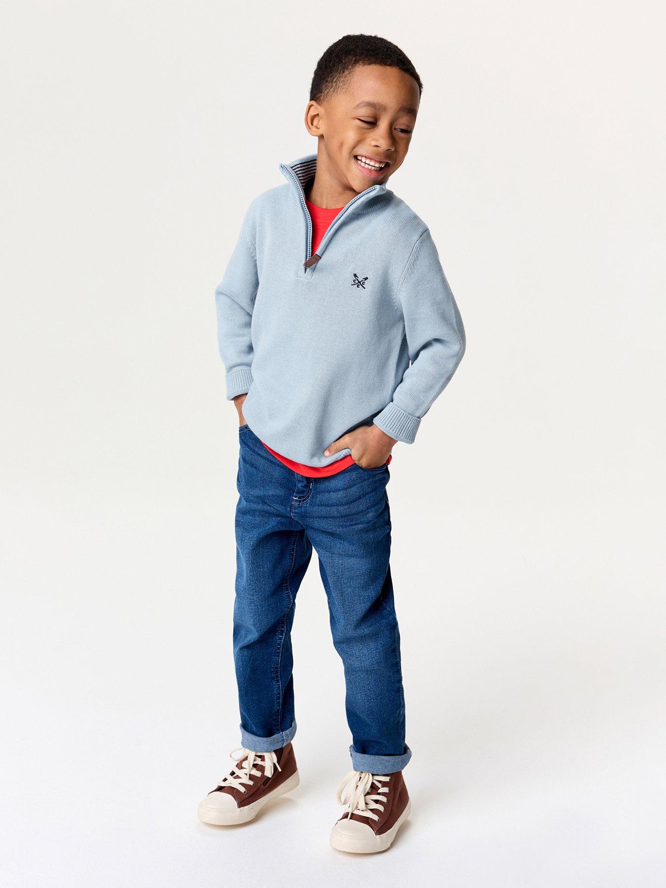crew-clothing-boys-organic-half-zip-knit-sweatshirt-blue