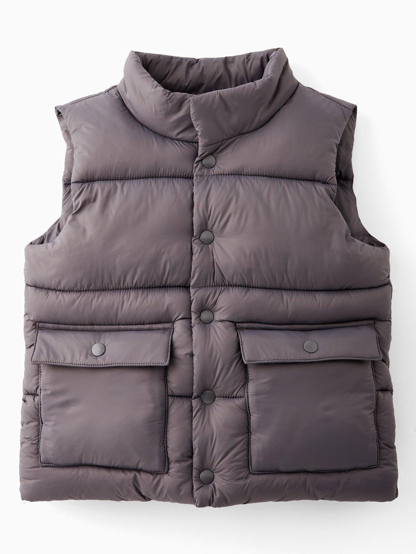 undefined Boys Padded Gilet - Grey