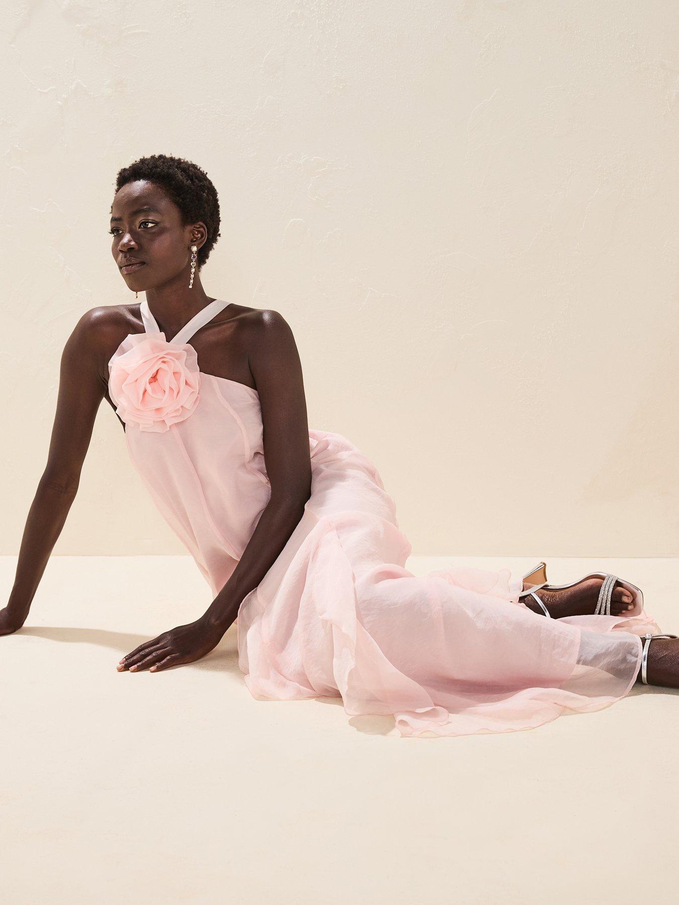  image of v-by-very-pink-corsage-maxi-dressnbsp--pink