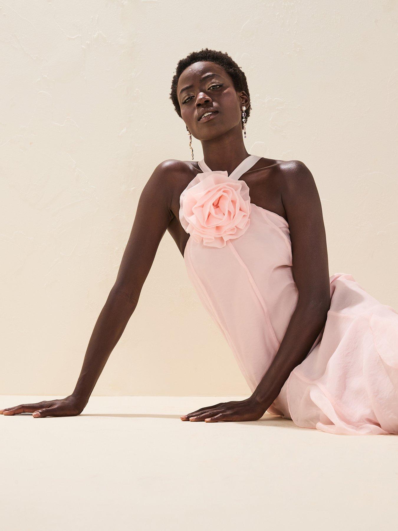  image of v-by-very-pink-corsage-maxi-dressnbsp--pink