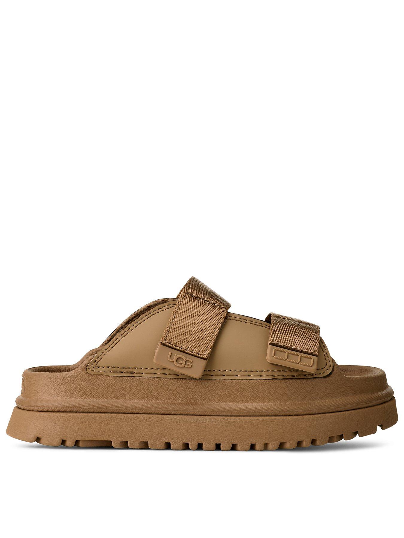 ugg-kids-goldenglow-slide-dark-sand