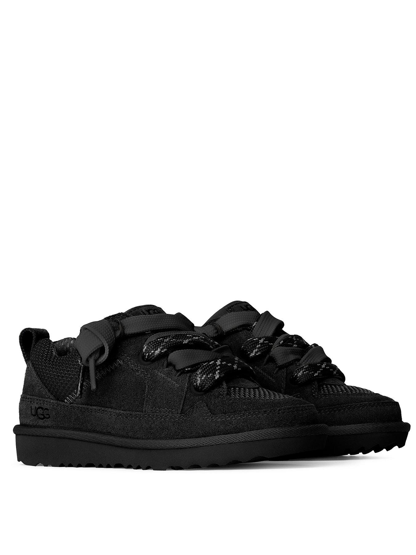  image of ugg-kids-lo-lowmel-shoe-black